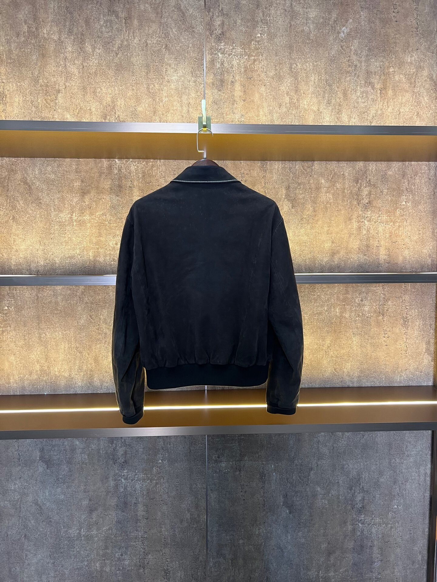 Louis Vuitton Tyler Suede Jacket — front