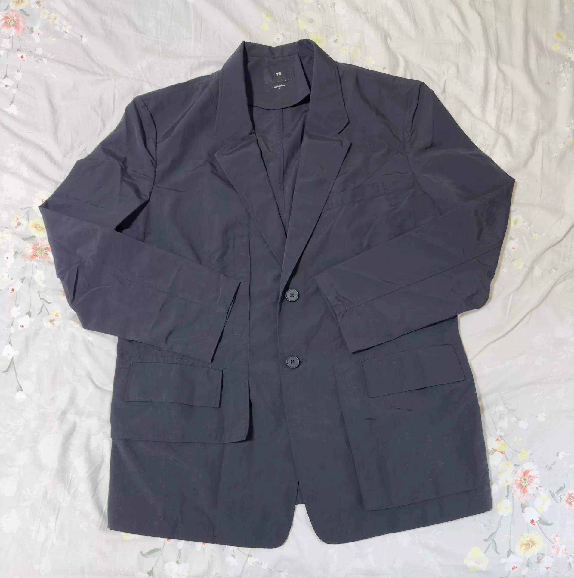 Yohji Yamamoto Y-3 Adidas Black Blazer