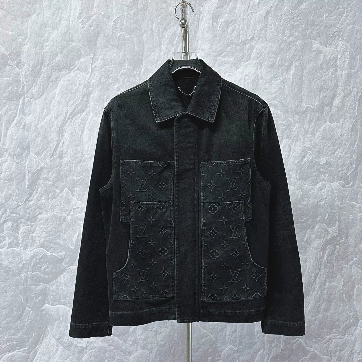 Louis Vuitton FW24 Embossed Denim Jacket