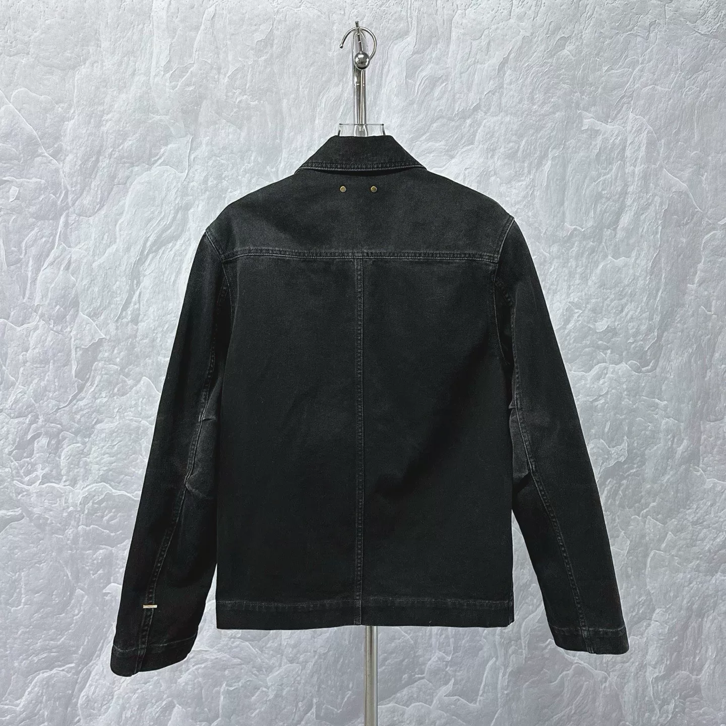 Louis Vuitton FW24 Embossed Denim Jacket — back