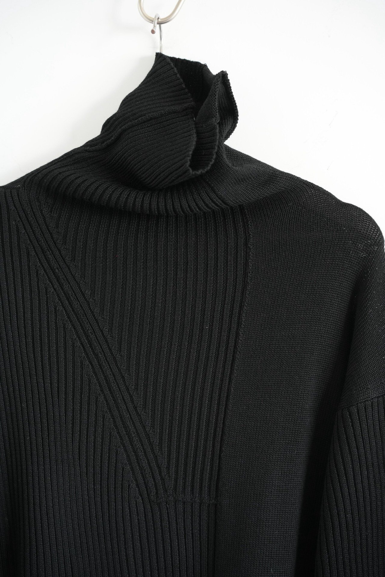 Yohji Yamamoto 24AW Cable Knit Turtleneck — back