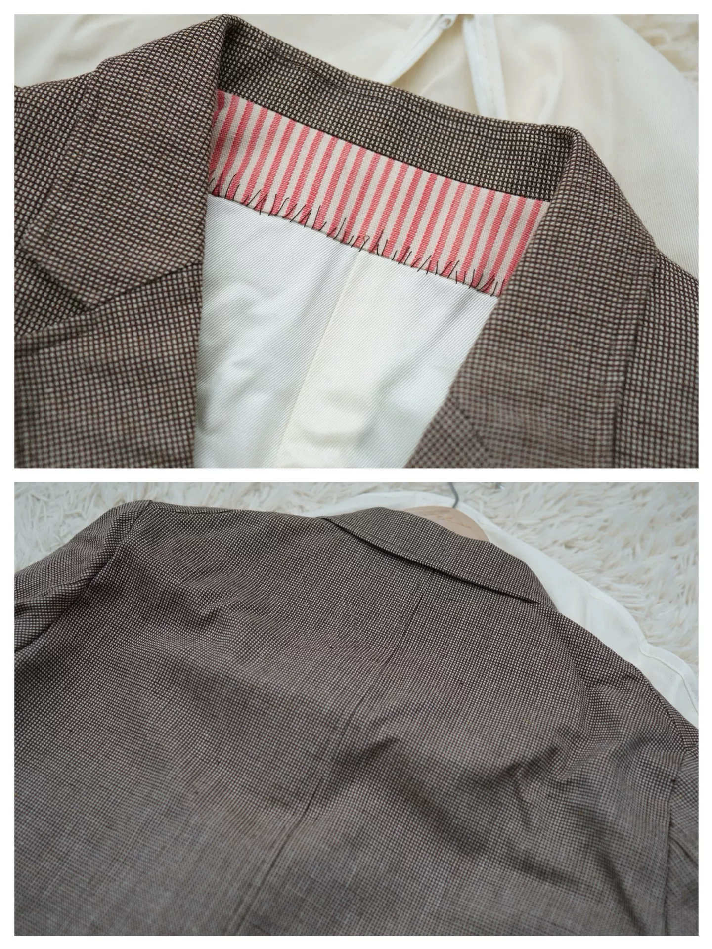 VISVIM 20SS SOLEBURY CHECK BLAZER — detail
