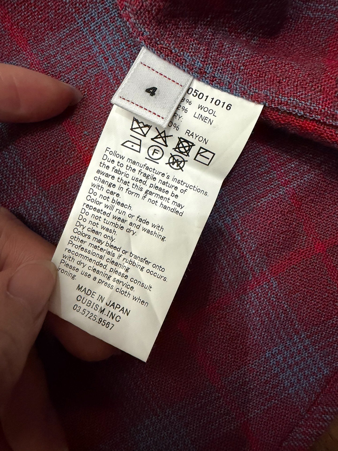 Visvim 25AW Lumber Check L/S — back
