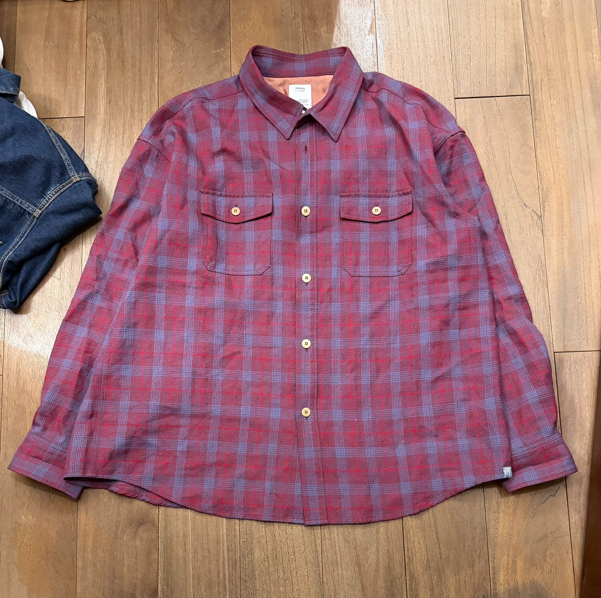 Visvim 25AW Lumber Check L/S — front