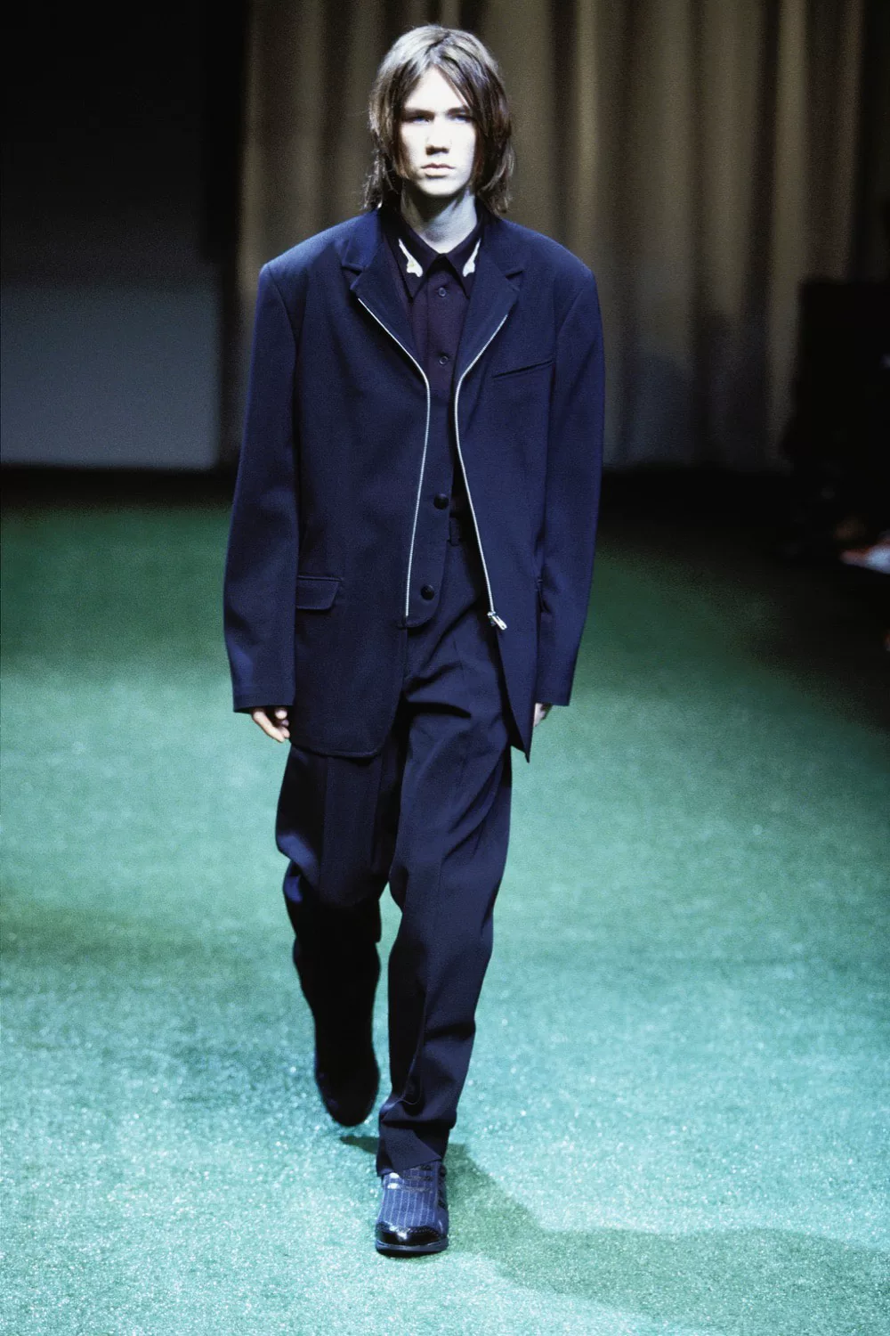 Yohji Yamamoto 2002 AW Zip Blazer — detail