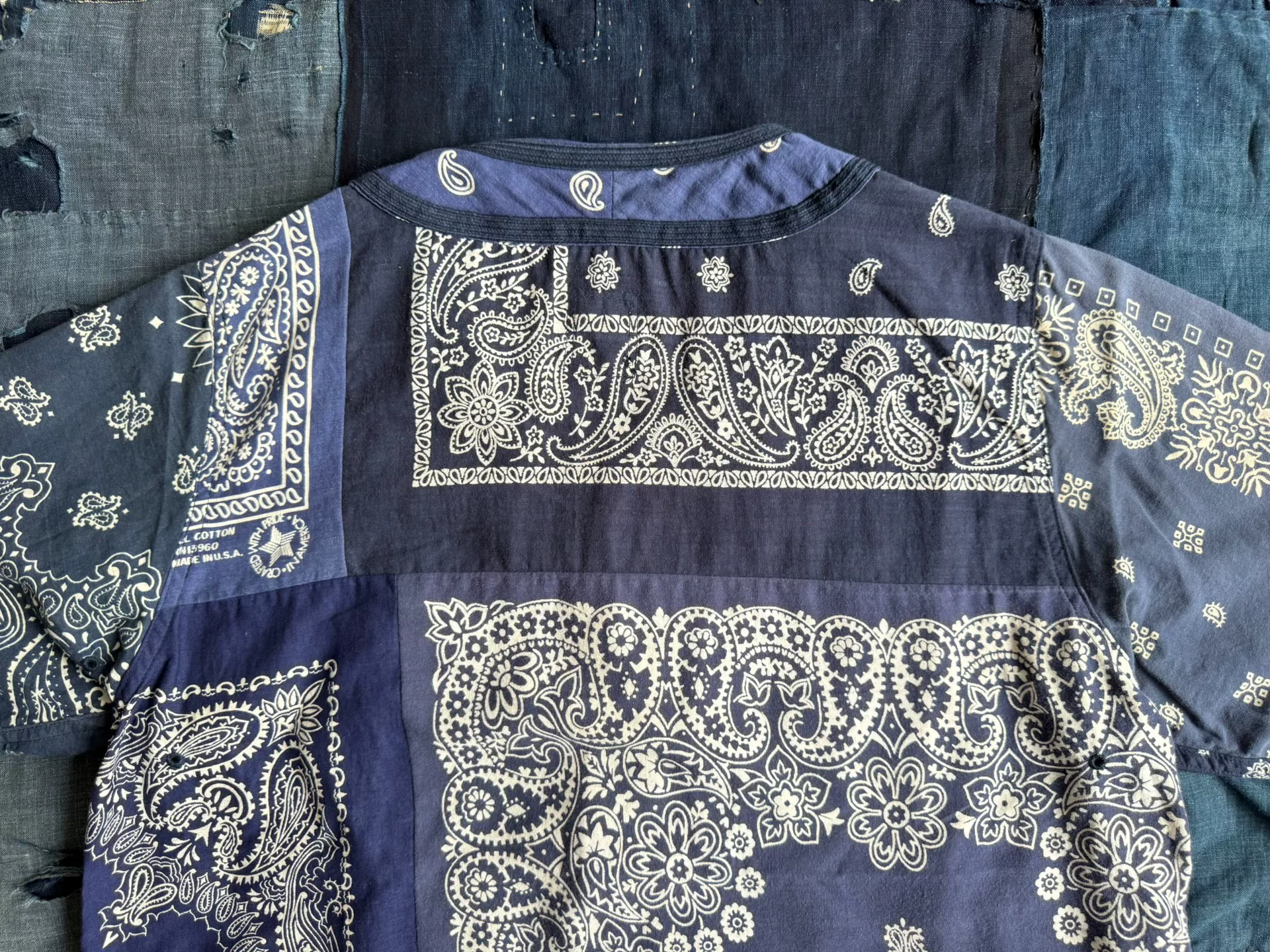 VISVIM 18AW Dugout S/S Bandana Shirt — label