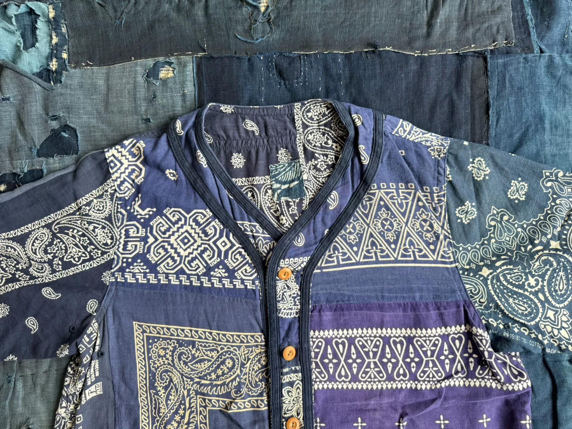 VISVIM 18AW Dugout S/S Bandana Shirt — back
