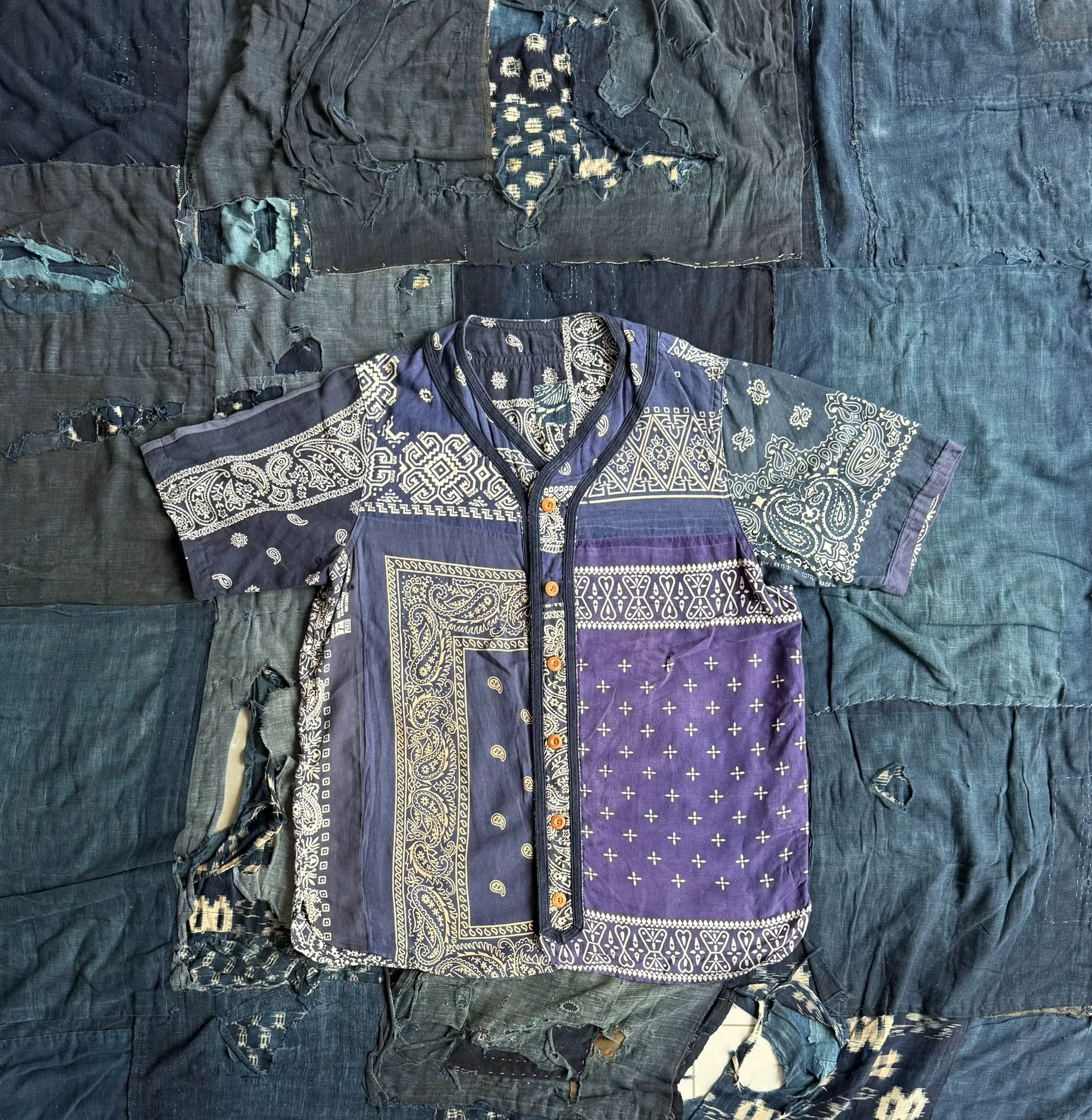 VISVIM 18AW Dugout S/S Bandana Shirt