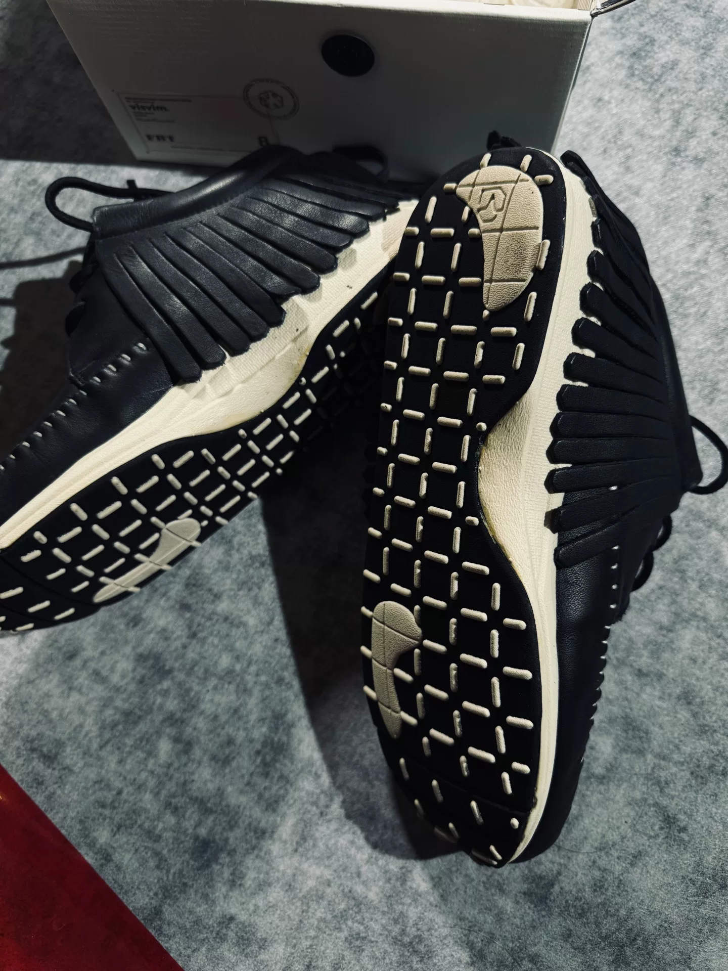 VISVIM FBT Shaman x Undercover Sneakers — label