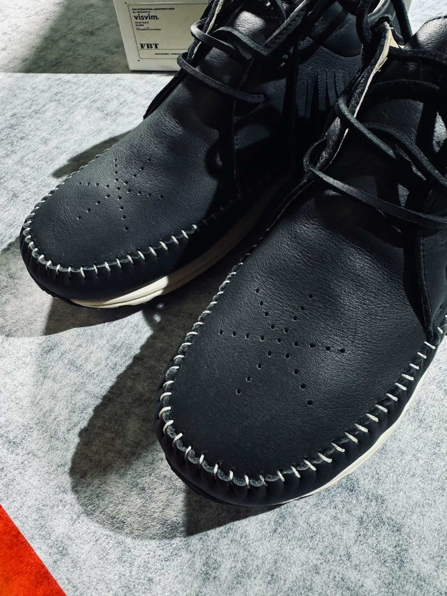 VISVIM FBT Shaman x Undercover Sneakers — detail