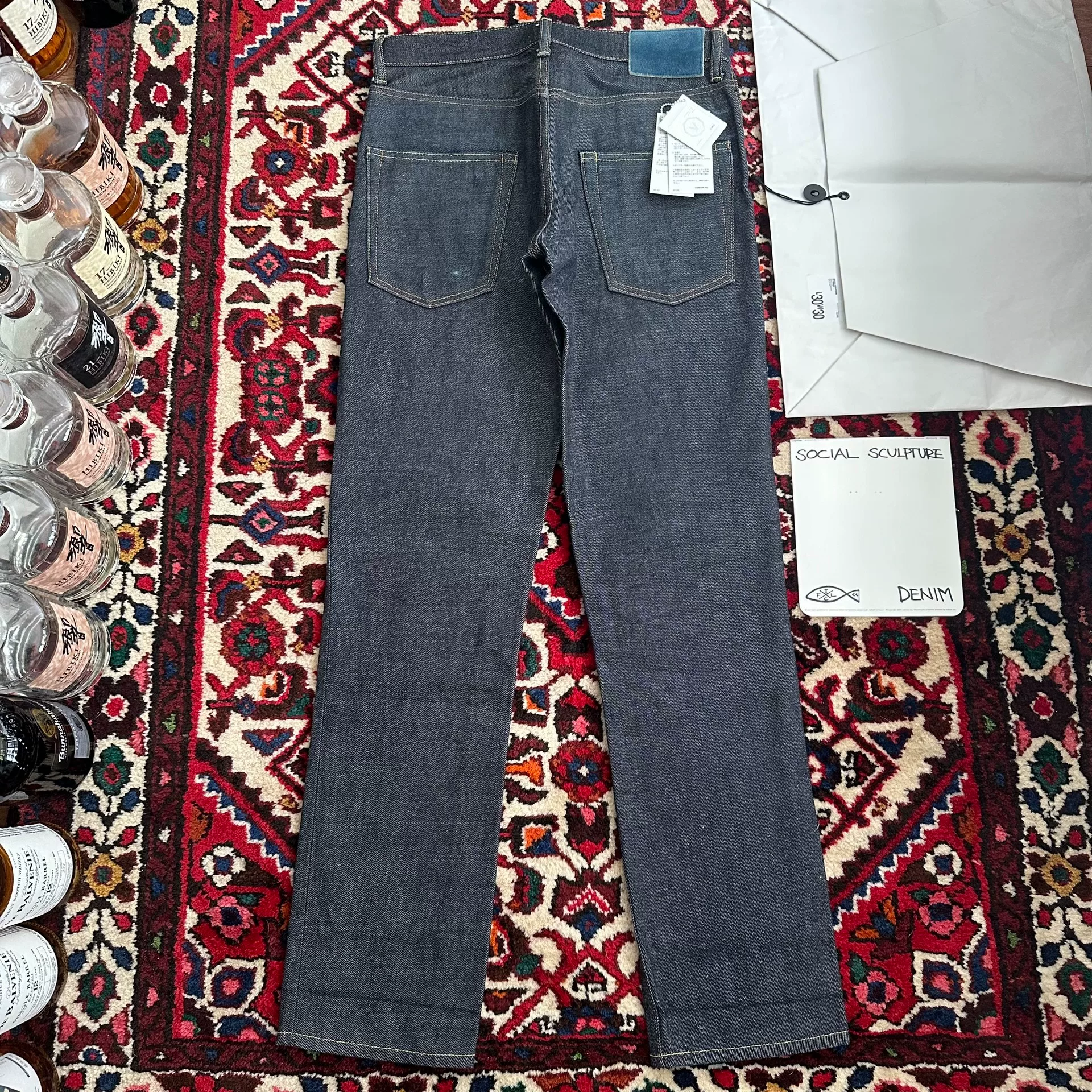 visvim 13aw 03r NW Raw Denim Jeans — detail