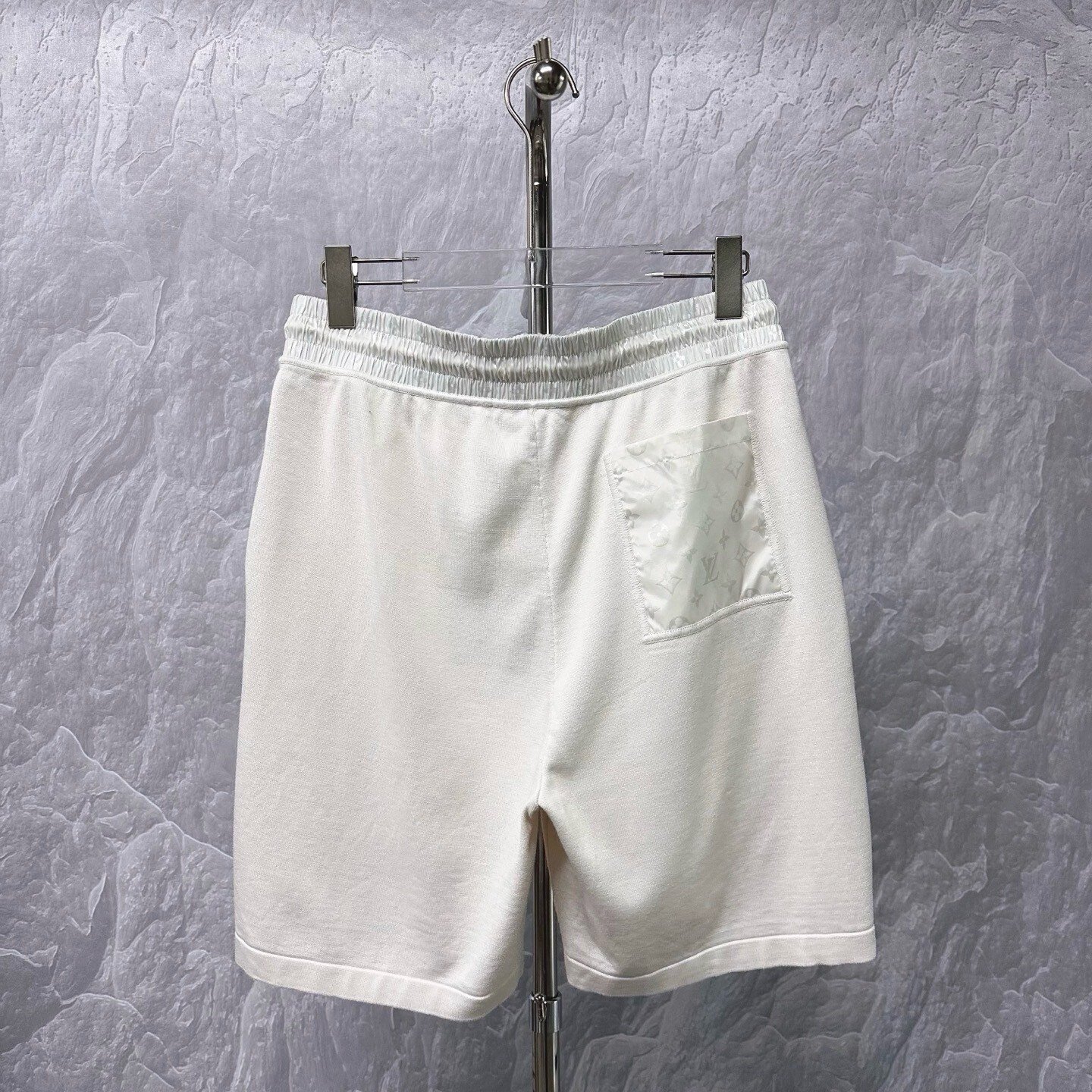 Louis Vuitton FW25 Patch Pocket All-Over Print Shorts — label