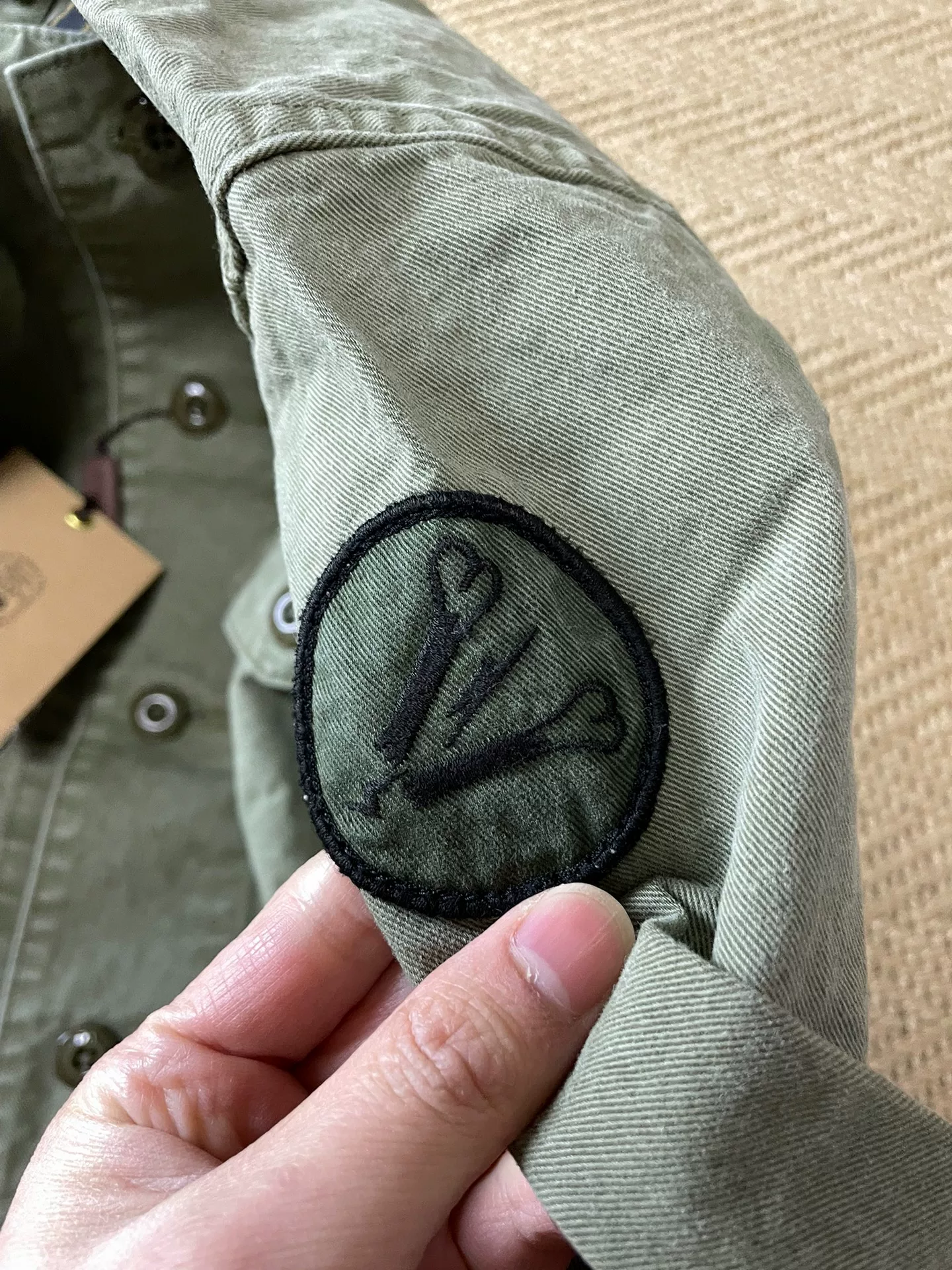 WTAPS 17SS SCOUT Military Shirt — back