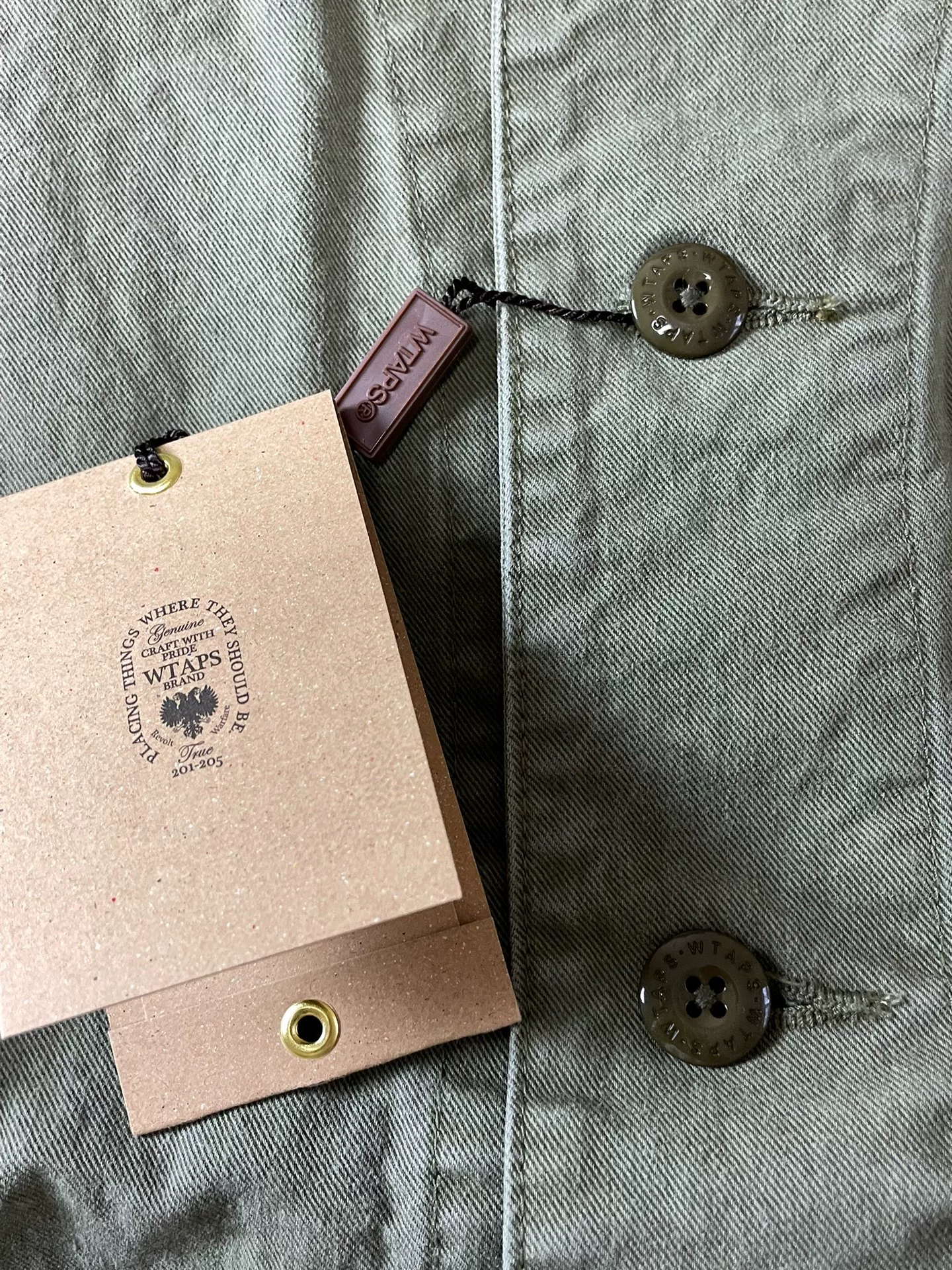 WTAPS 17SS SCOUT Military Shirt — front