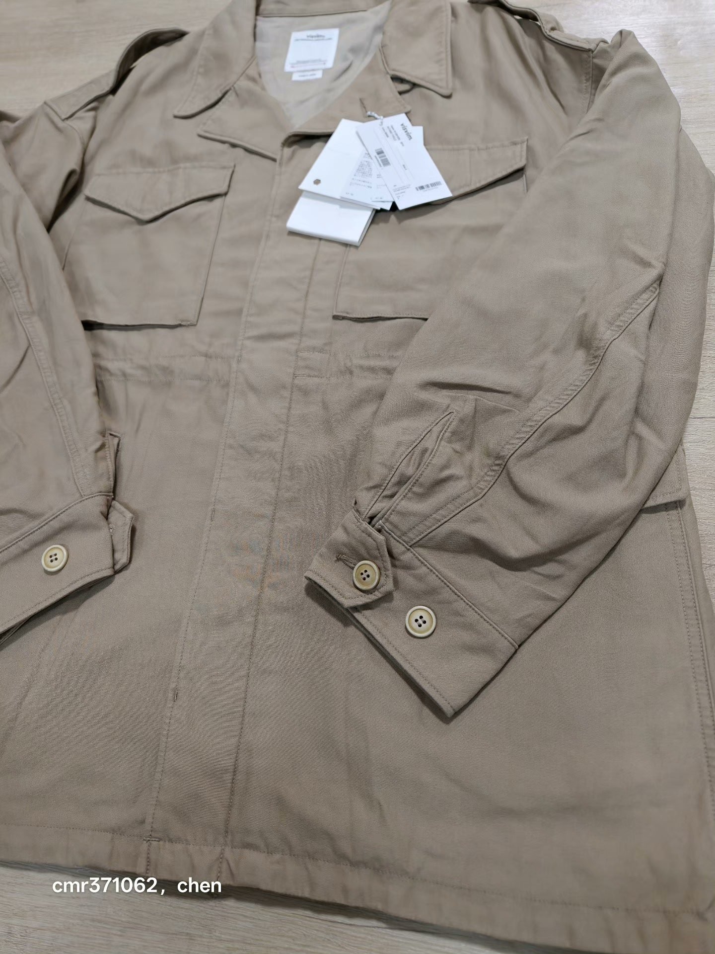 VISVIM 26SS ACHSE FIELD M65 Jacket — detail