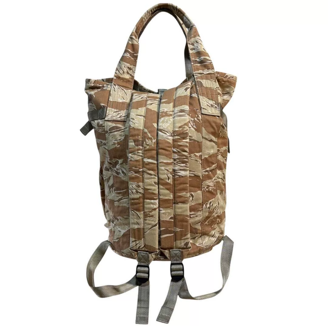 PORTER CLASSIC Tiger Camo 3-Way Backpack — front