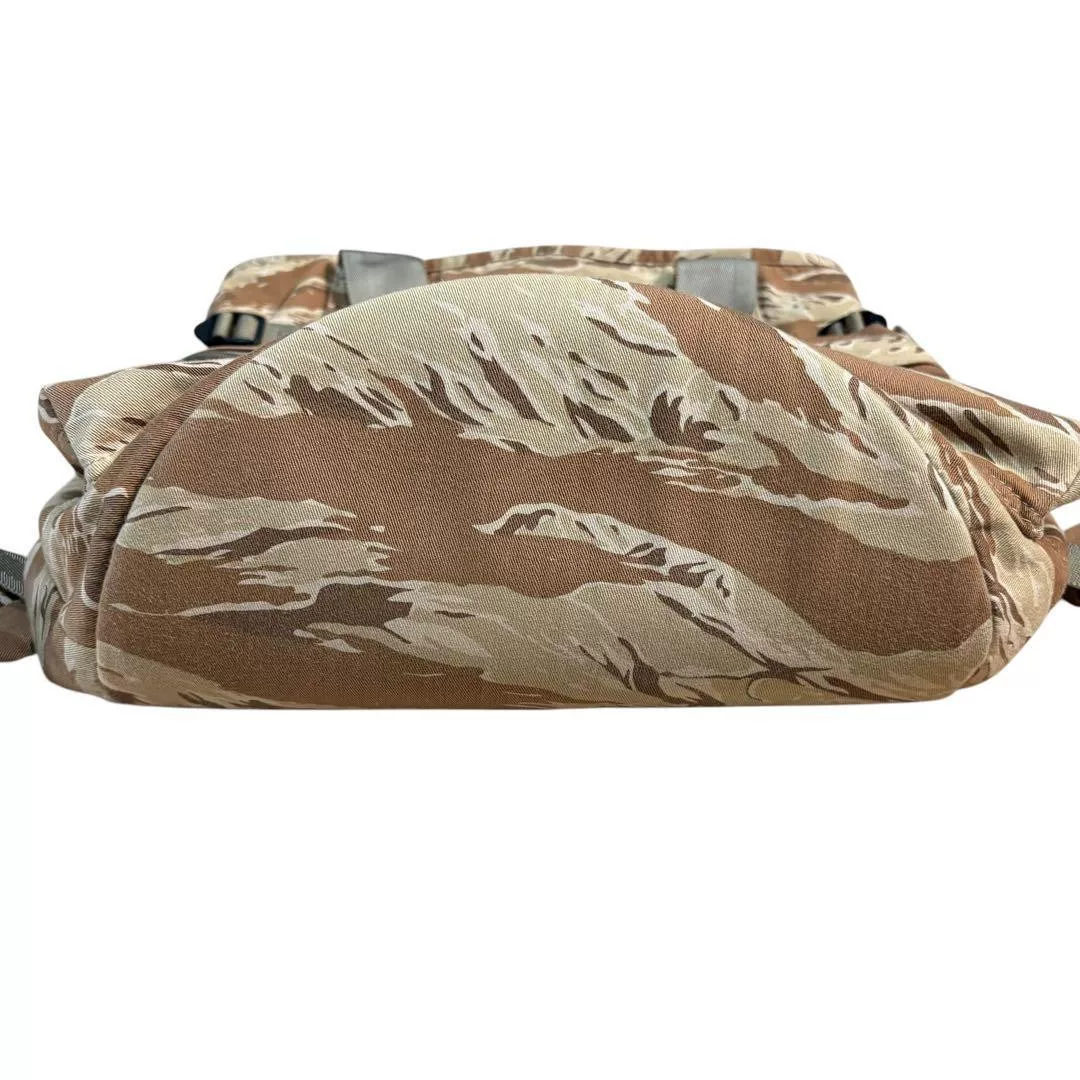 PORTER CLASSIC Tiger Camo 3-Way Backpack — label