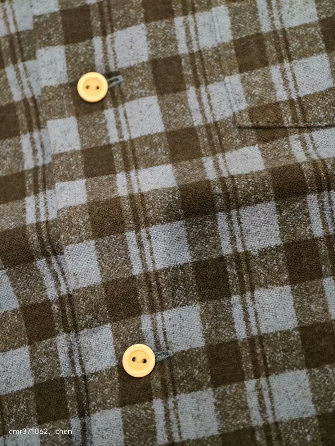 visvim 22AW Fairway Shirt Khadi Check — back