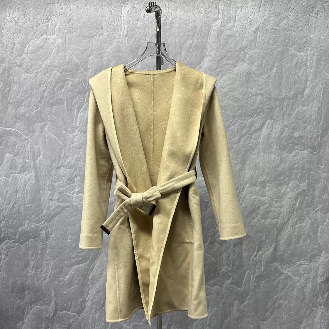 Louis Vuitton Reversible Cashmere Hooded Coat — back
