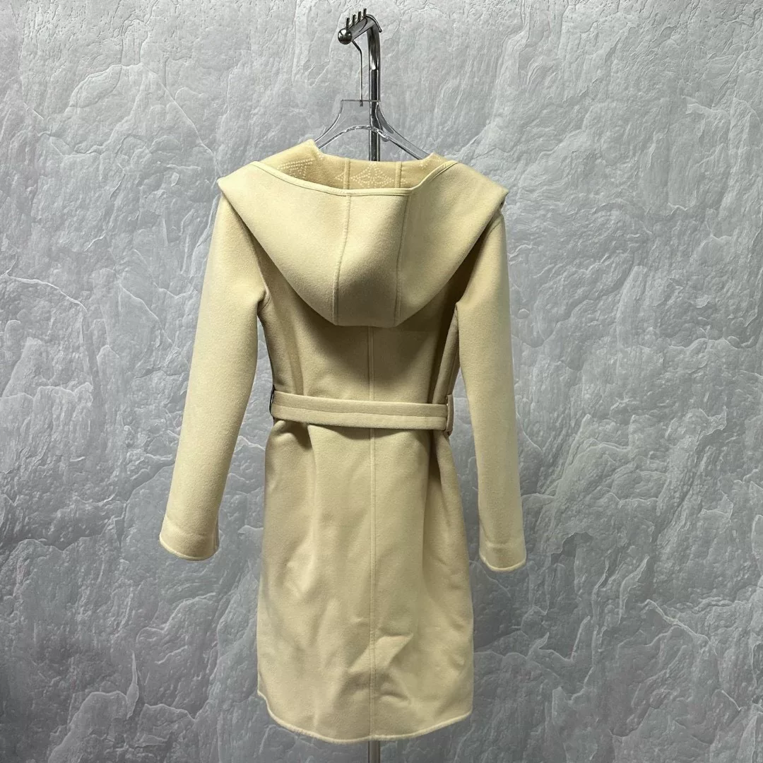 Louis Vuitton Reversible Cashmere Hooded Coat — label