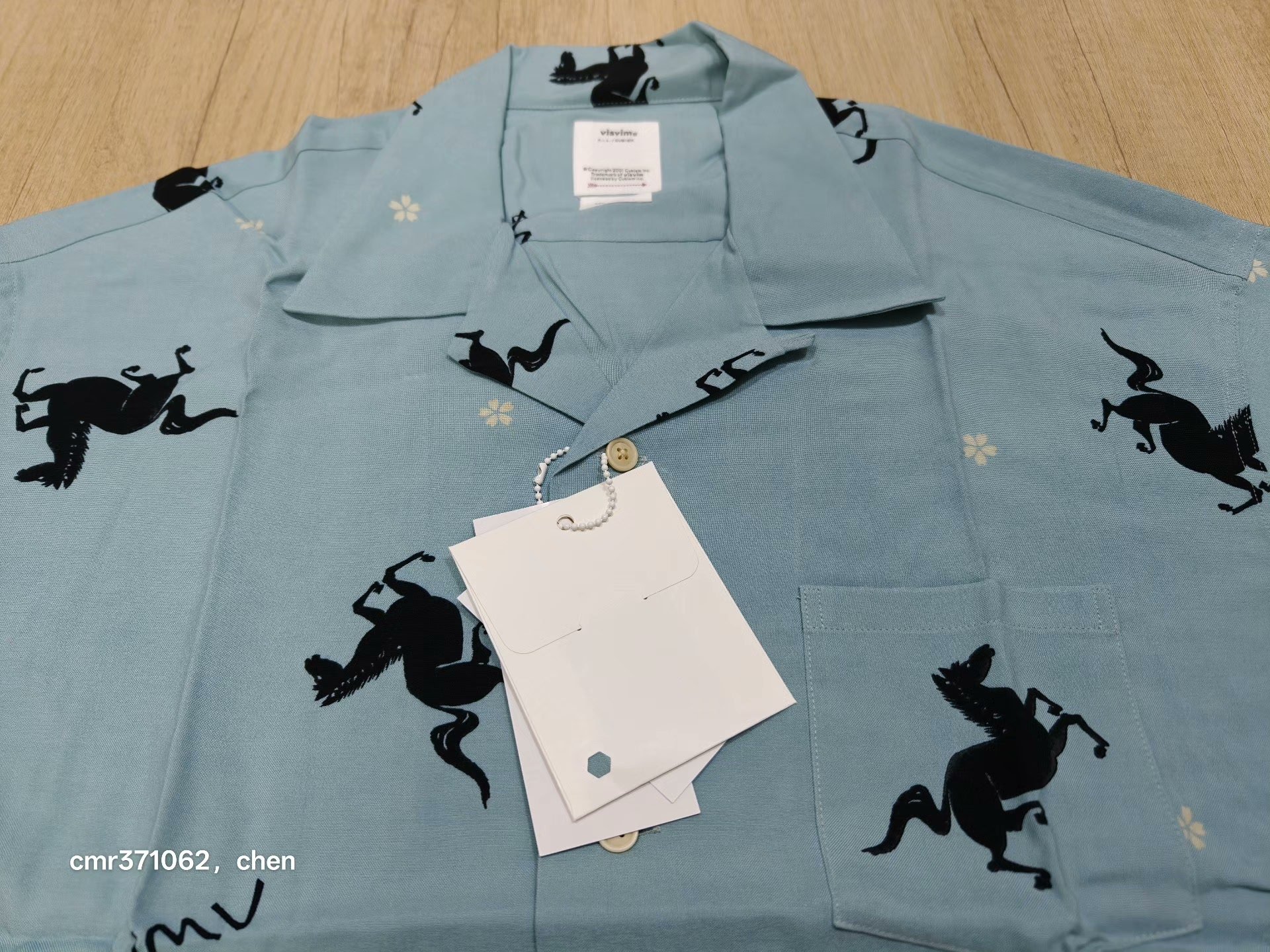 visvim 26ss Crosby Short Sleeve Shirt — back