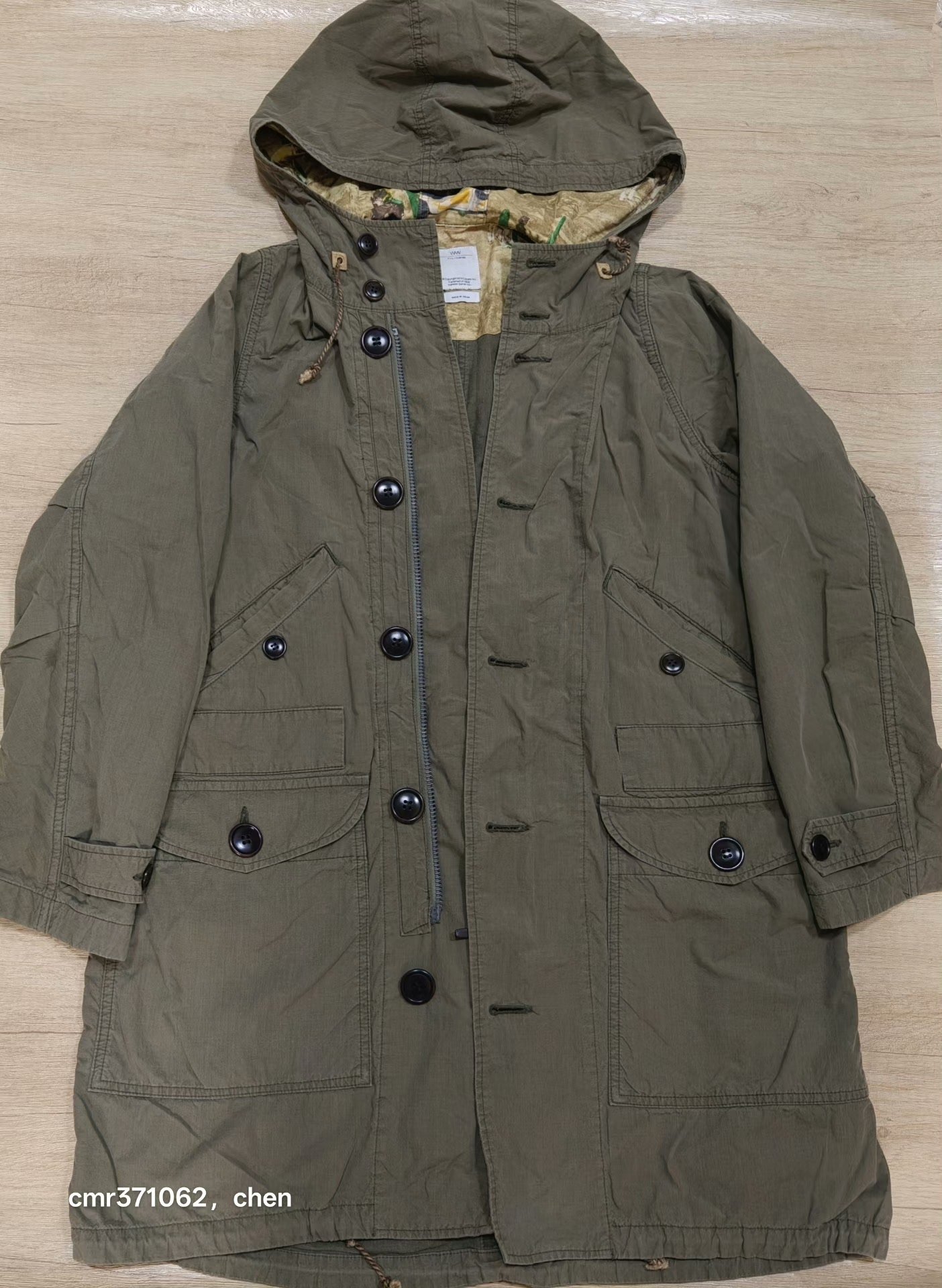 VISVIM 15SS TOWNSEND COAT W — detail