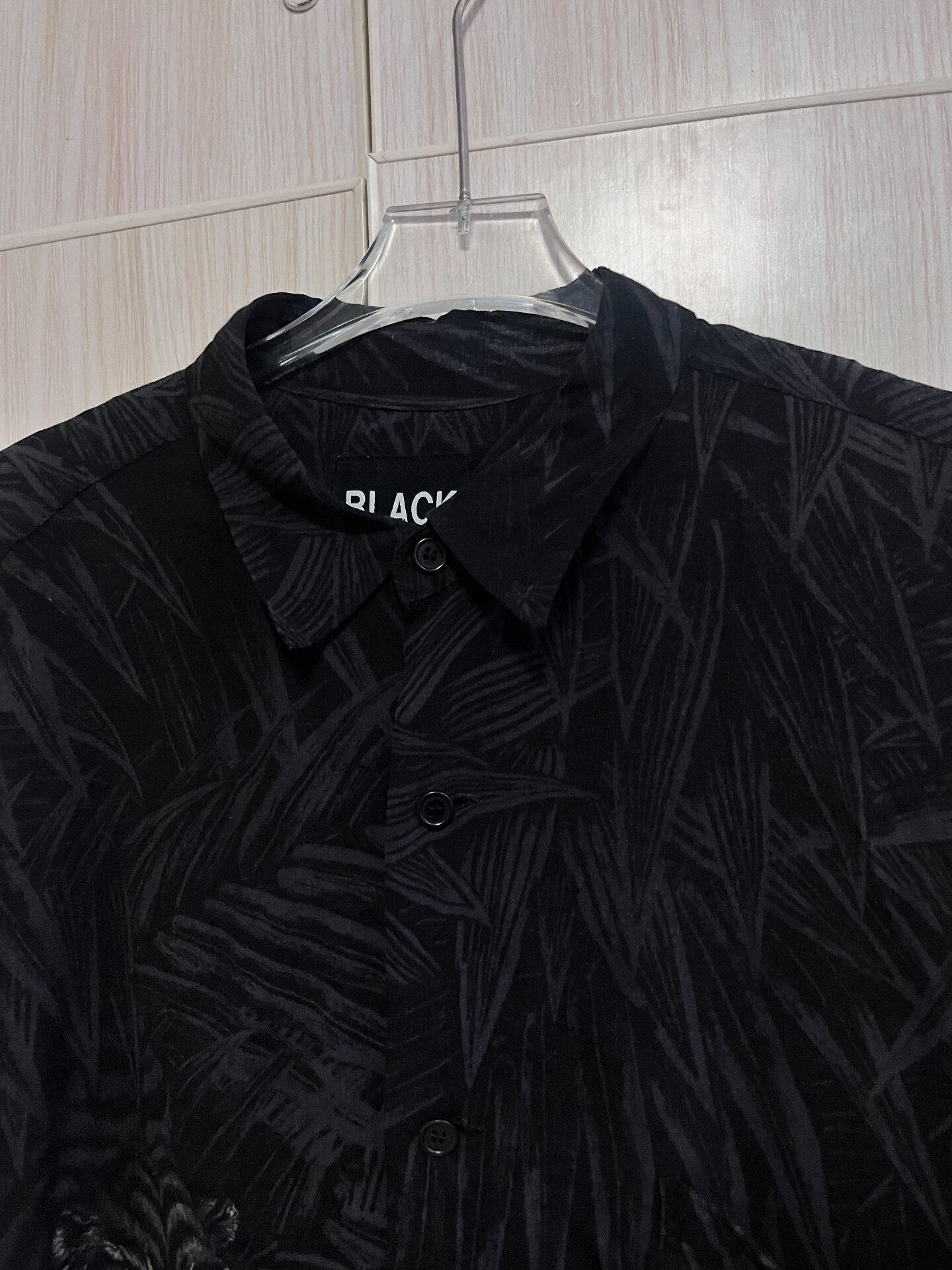 Yohji Yamamoto Tiger Bamboo Print Shirt — back
