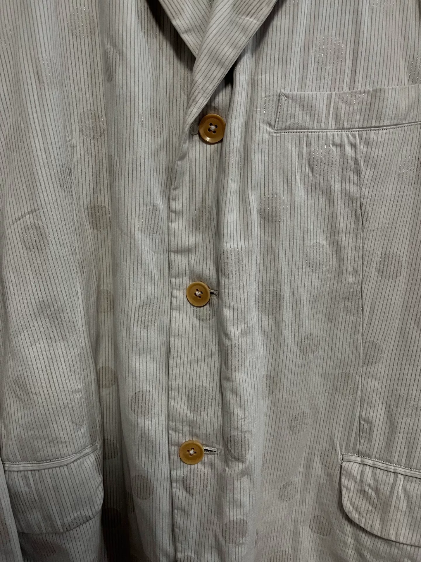 Yohji Yamamoto 06ss Moon Blazer — detail