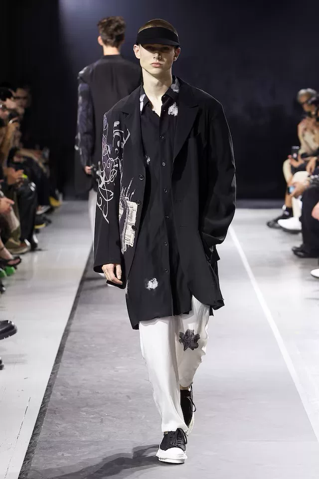 Yohji Yamamoto 25SS Cloud Silk Shirt — front