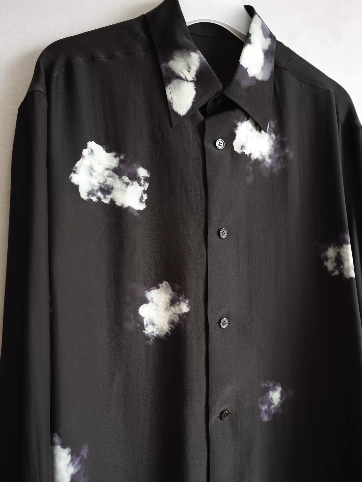Yohji Yamamoto 25SS Cloud Silk Shirt — back