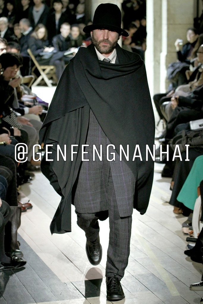 Yohji Yamamoto 2012 AW Plaid Coat — detail
