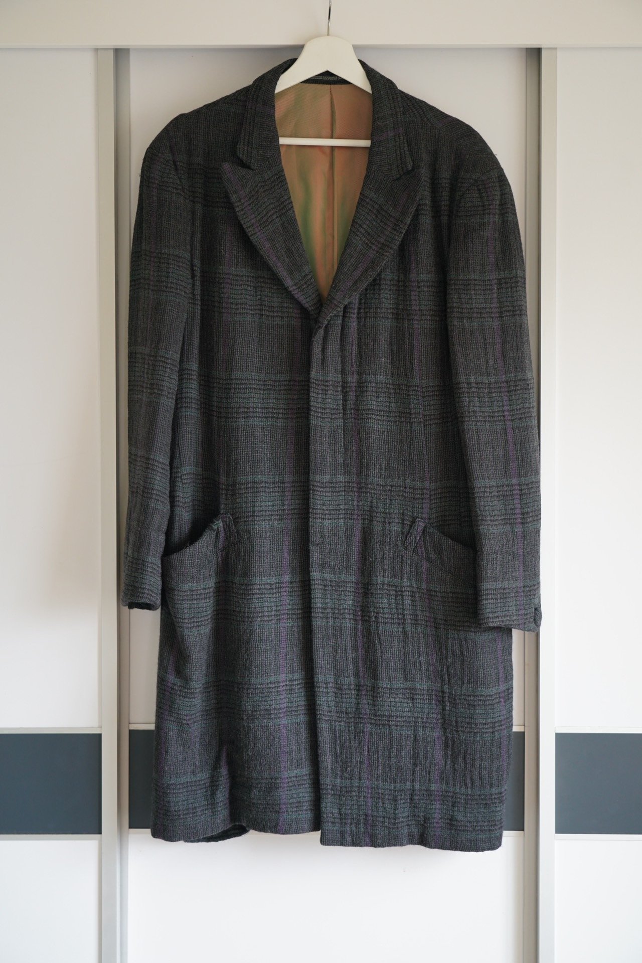 Yohji Yamamoto 2012 AW Plaid Coat