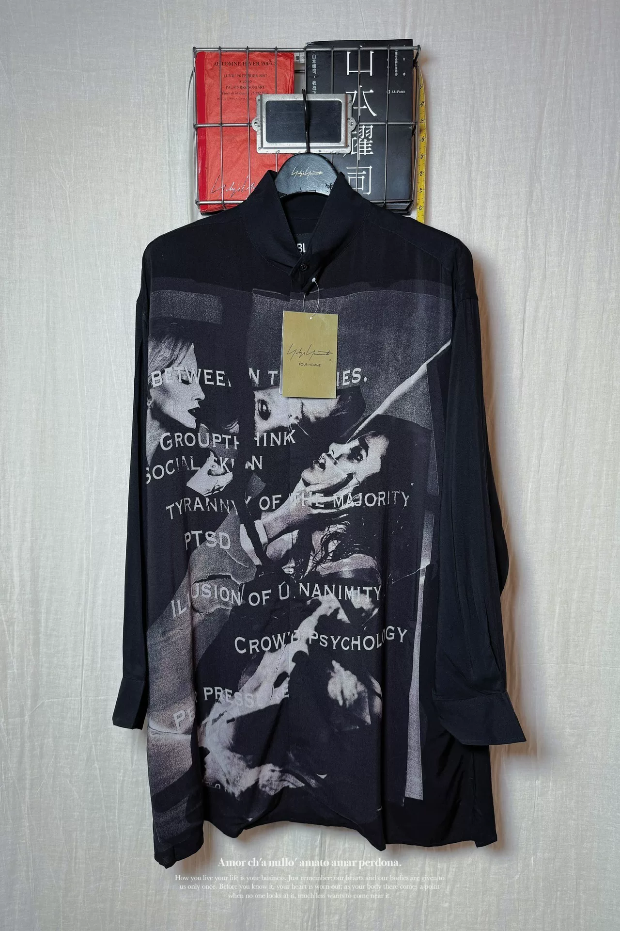 Yohji Yamamoto 23SS Dante Portrait Shirt