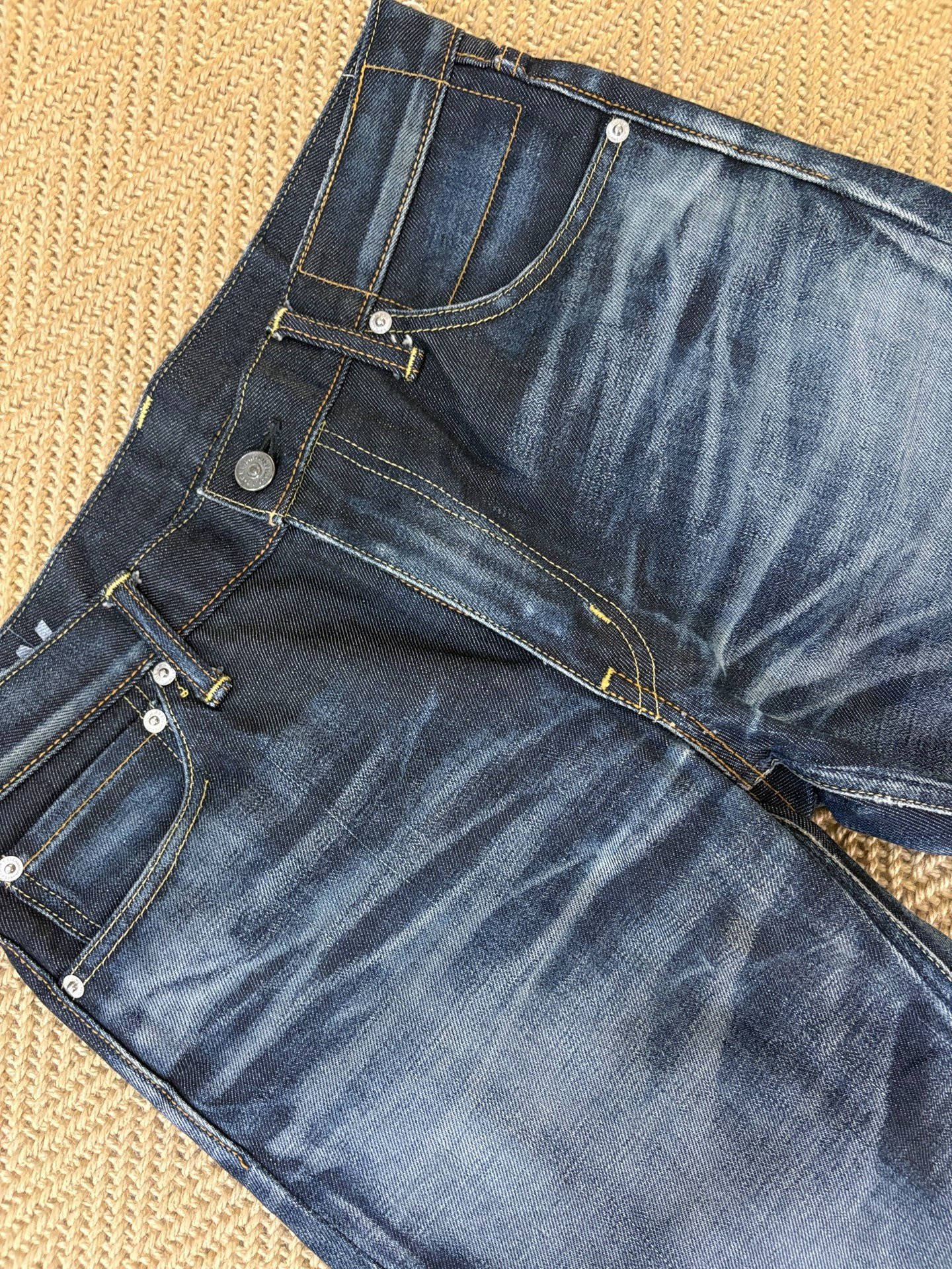 VISVIM SOCIAL SCULPTURE 03NW Early Jeans — label