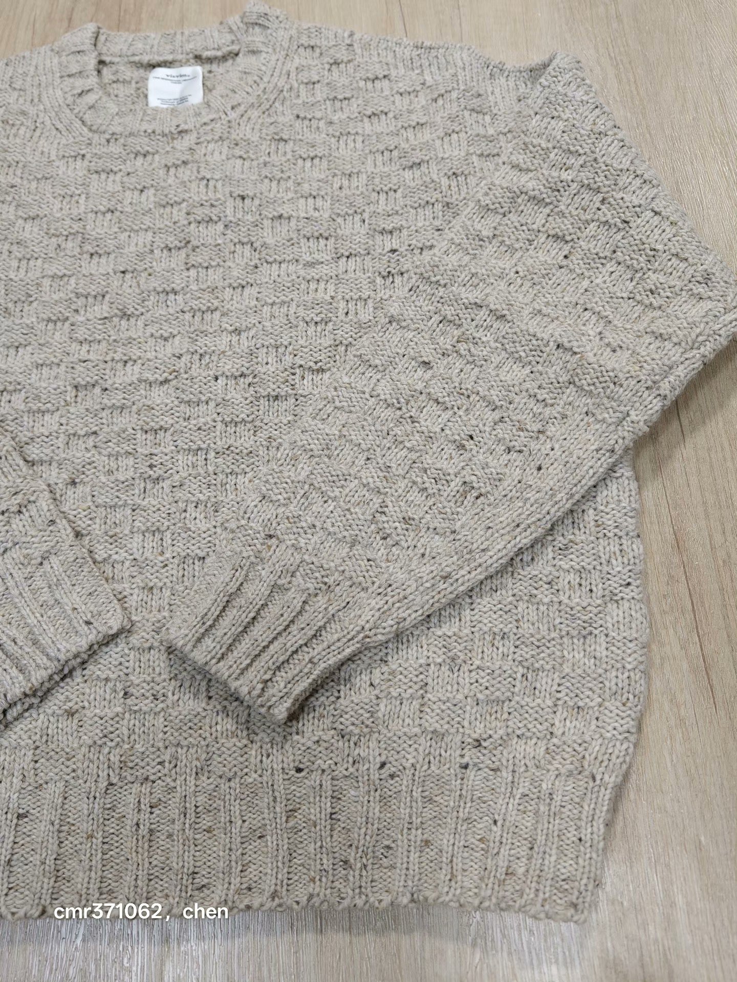 VISVIM 22AW AMPLUS CREW KNIT — back