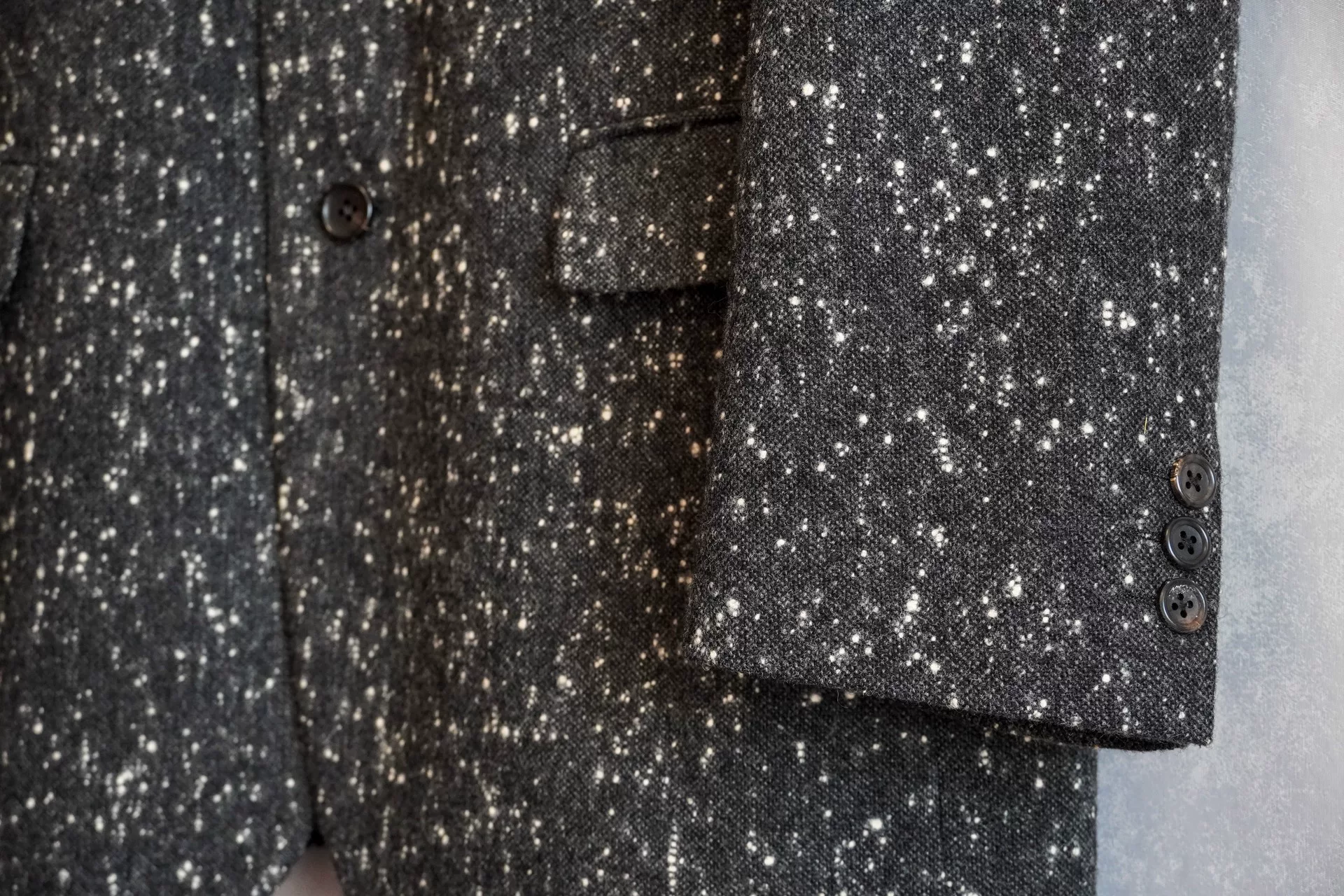 Yohji Yamamoto 10SS Embroidered White Dot Jacket — back