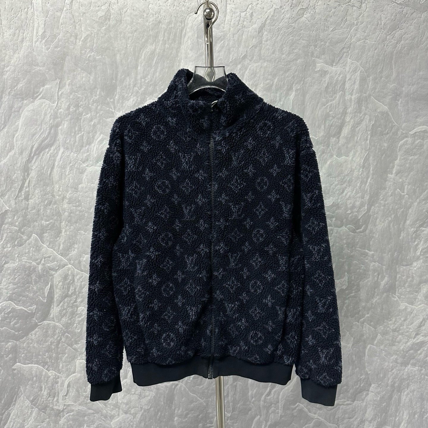 Louis Vuitton Teddy Print Stand Collar Jacket