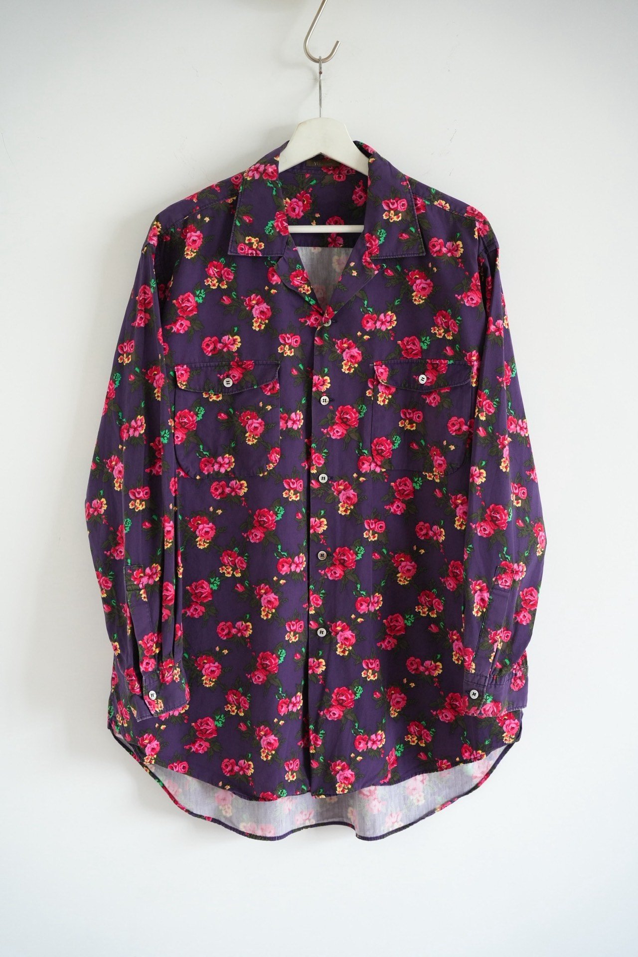 Yohji Yamamoto 90s Rose Print Shirt