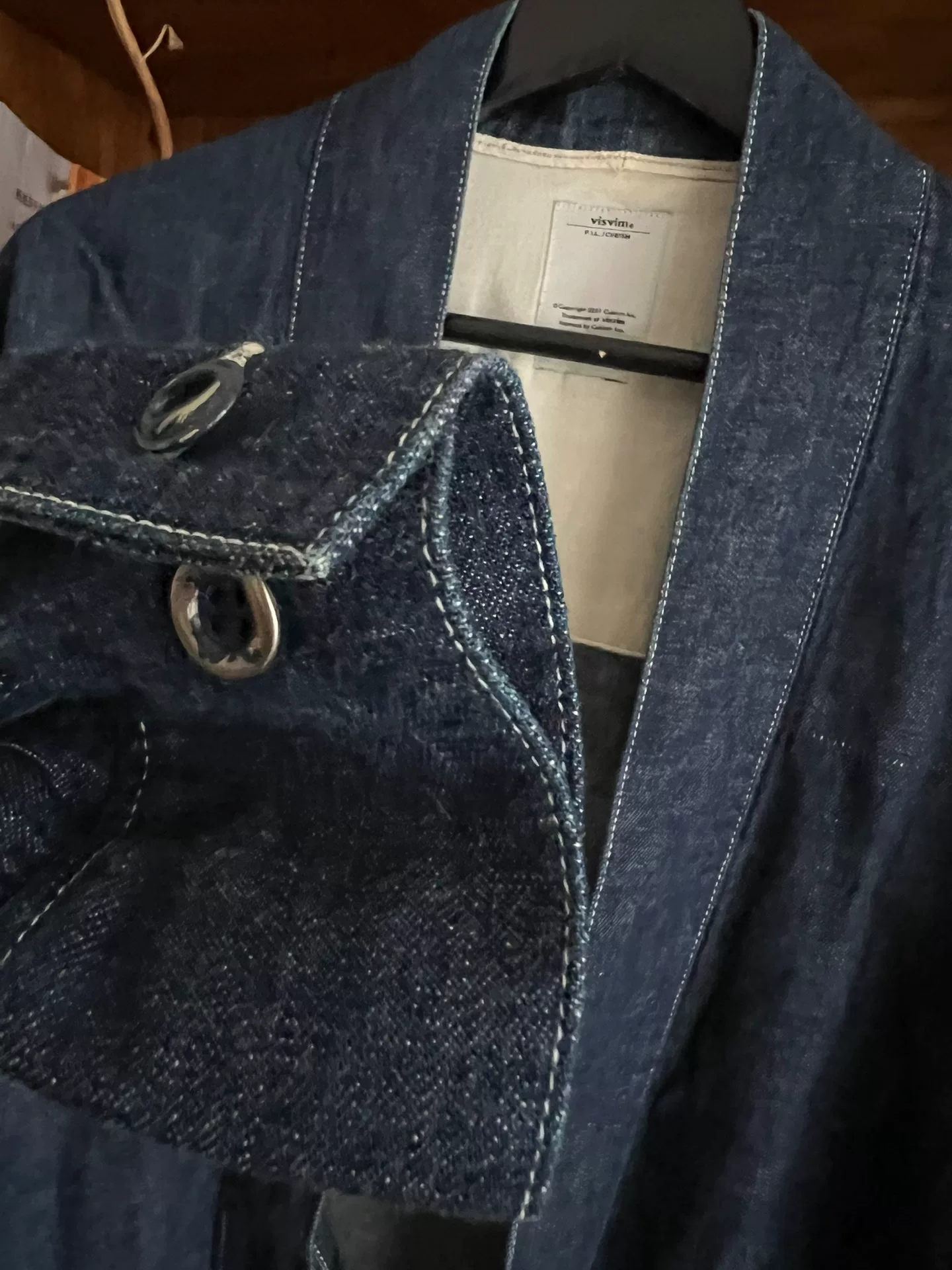 visvim 2013 Selvedge Denim Jacket — back