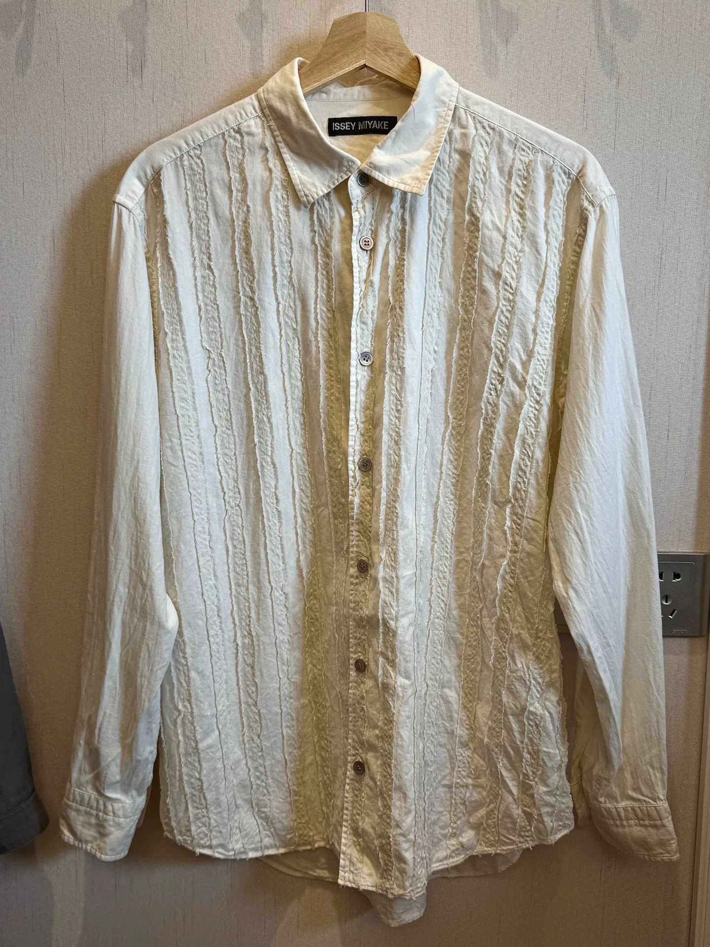 Issey Miyake Shell Button Shirt