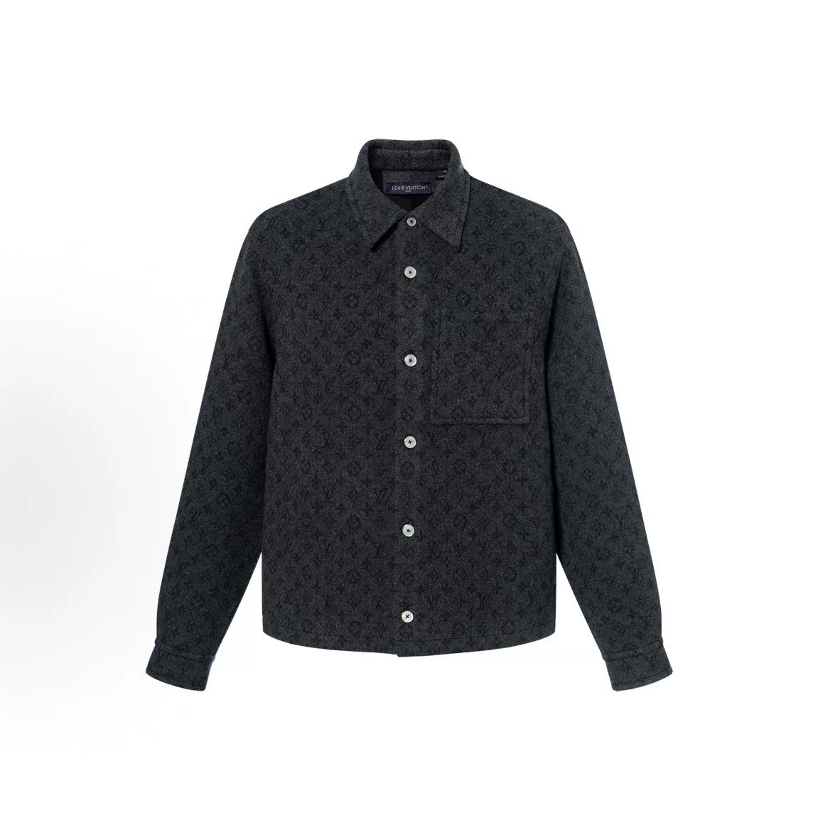 Louis Vuitton SS26 All-Over Print Wool Coat