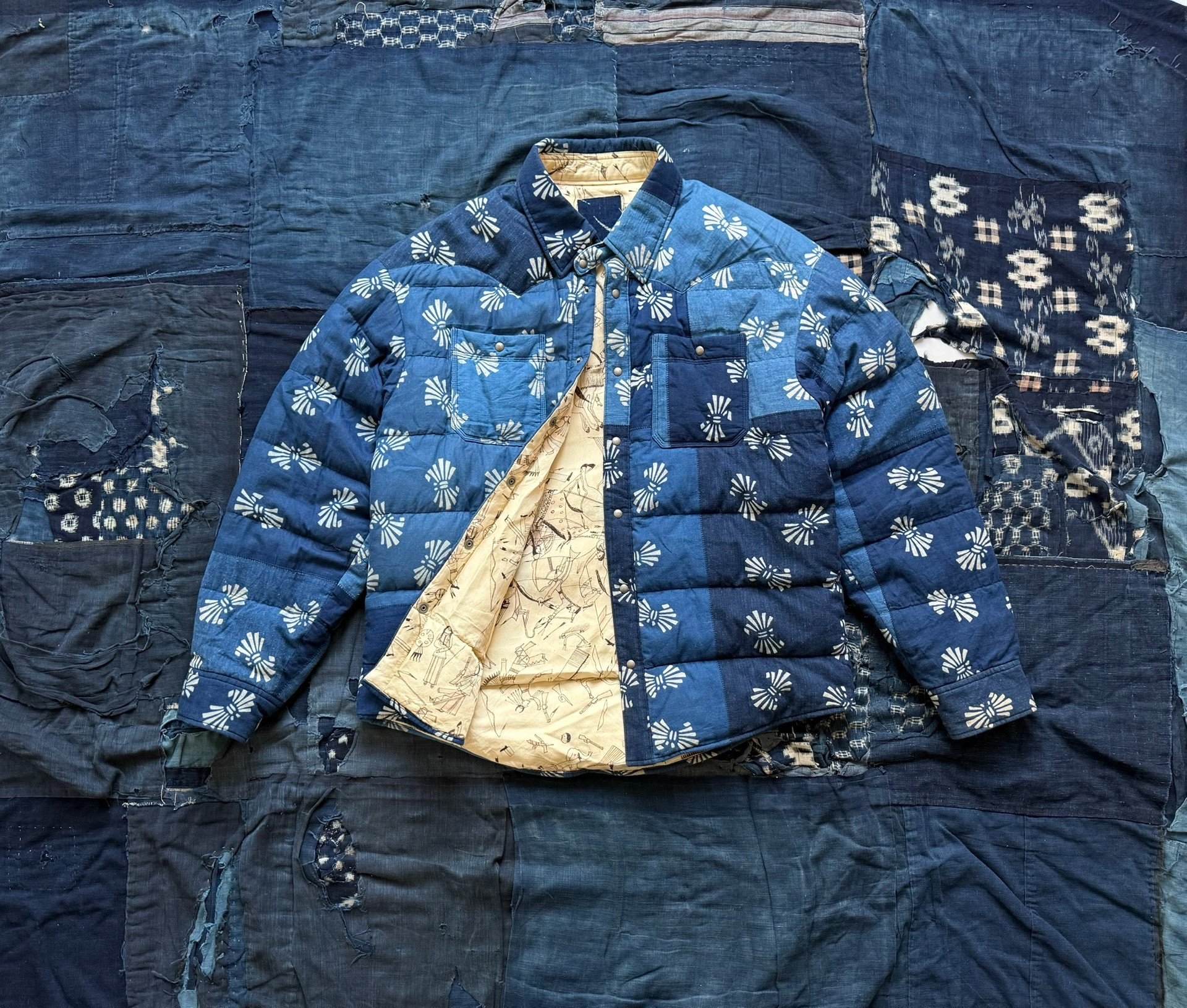 visvim 23AW ICT Kerchief Down Jacket — front
