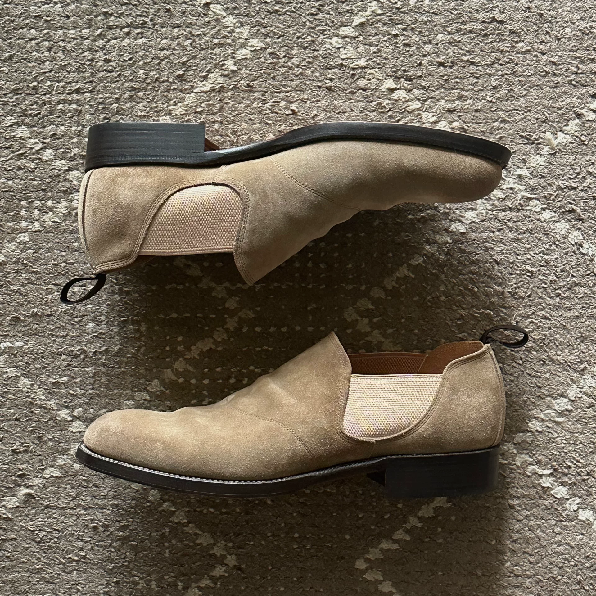 Old Joe Side-Gore Leather Shoes — front