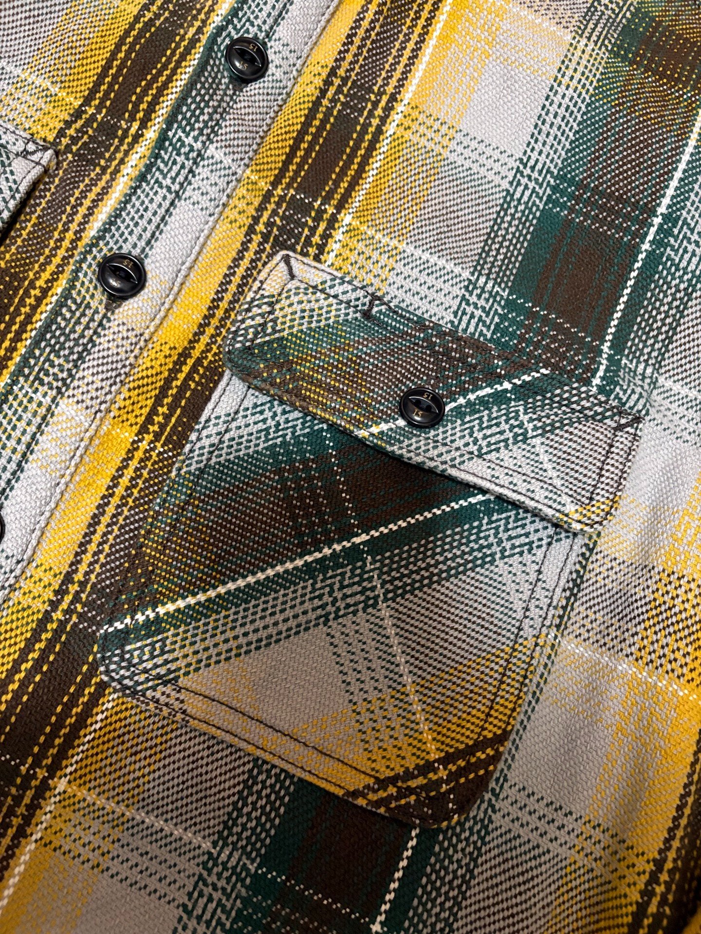 NEIGHBORHOOD CABELLA Check Long Sleeve Shirt — back