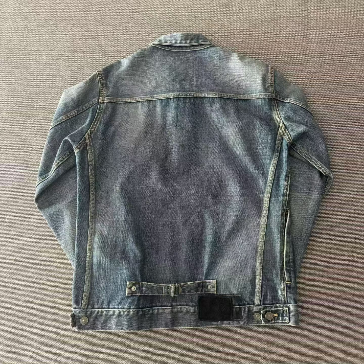 Visvim 12AW Type 1 Damaged Denim Jacket — front