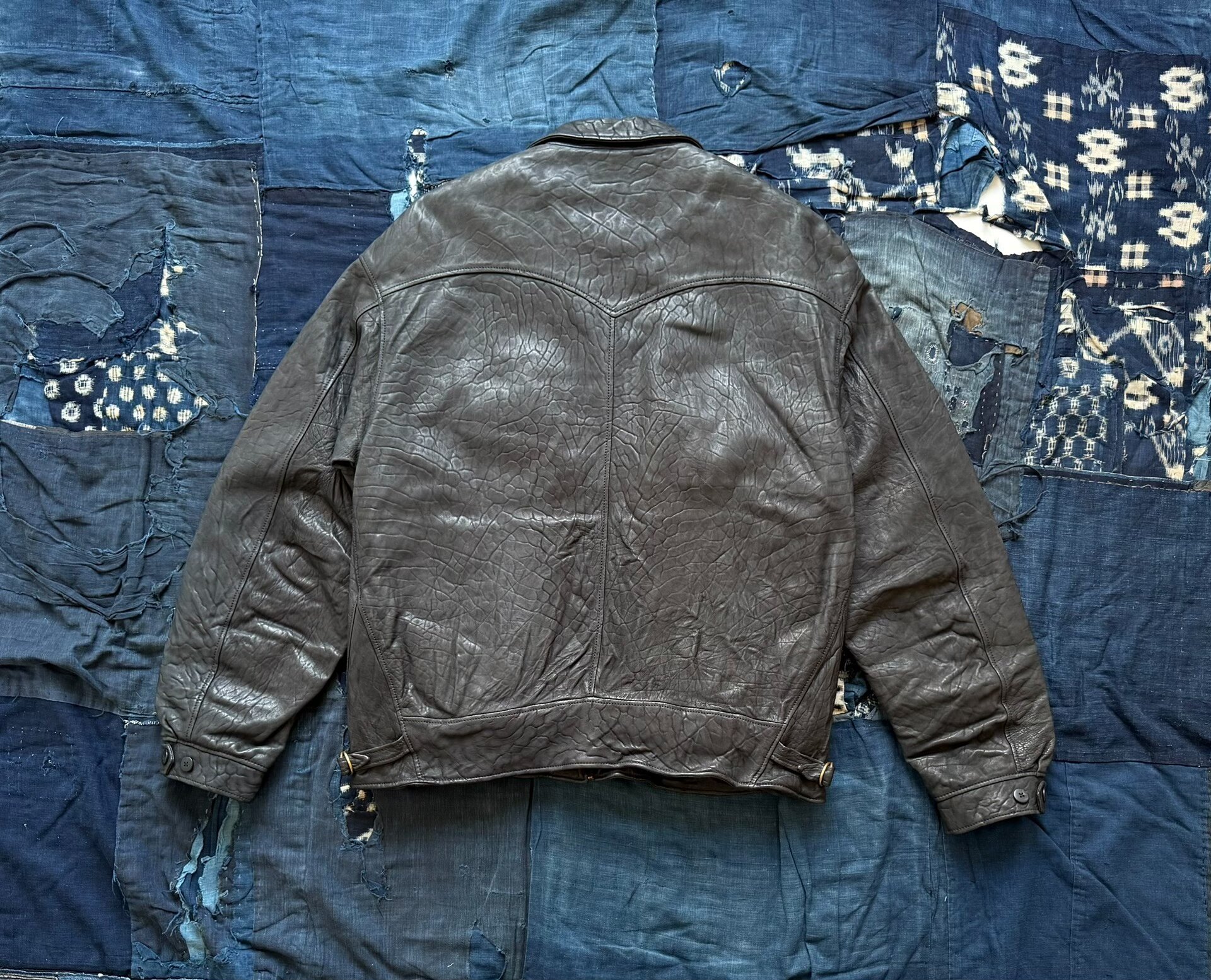 VISVIM 25AW SEWARD Horse Leather Jacket — detail