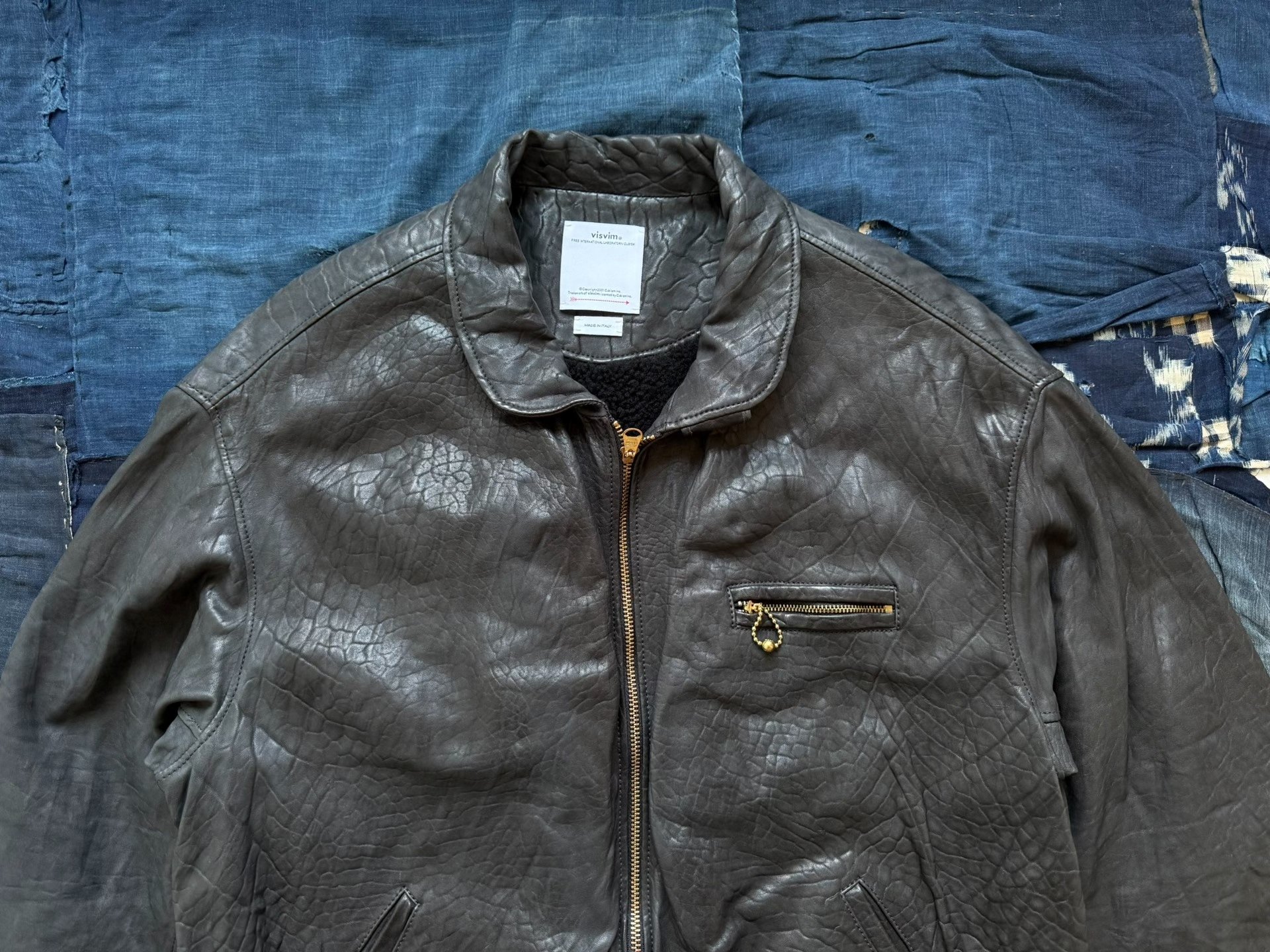 VISVIM 25AW SEWARD Horse Leather Jacket — back