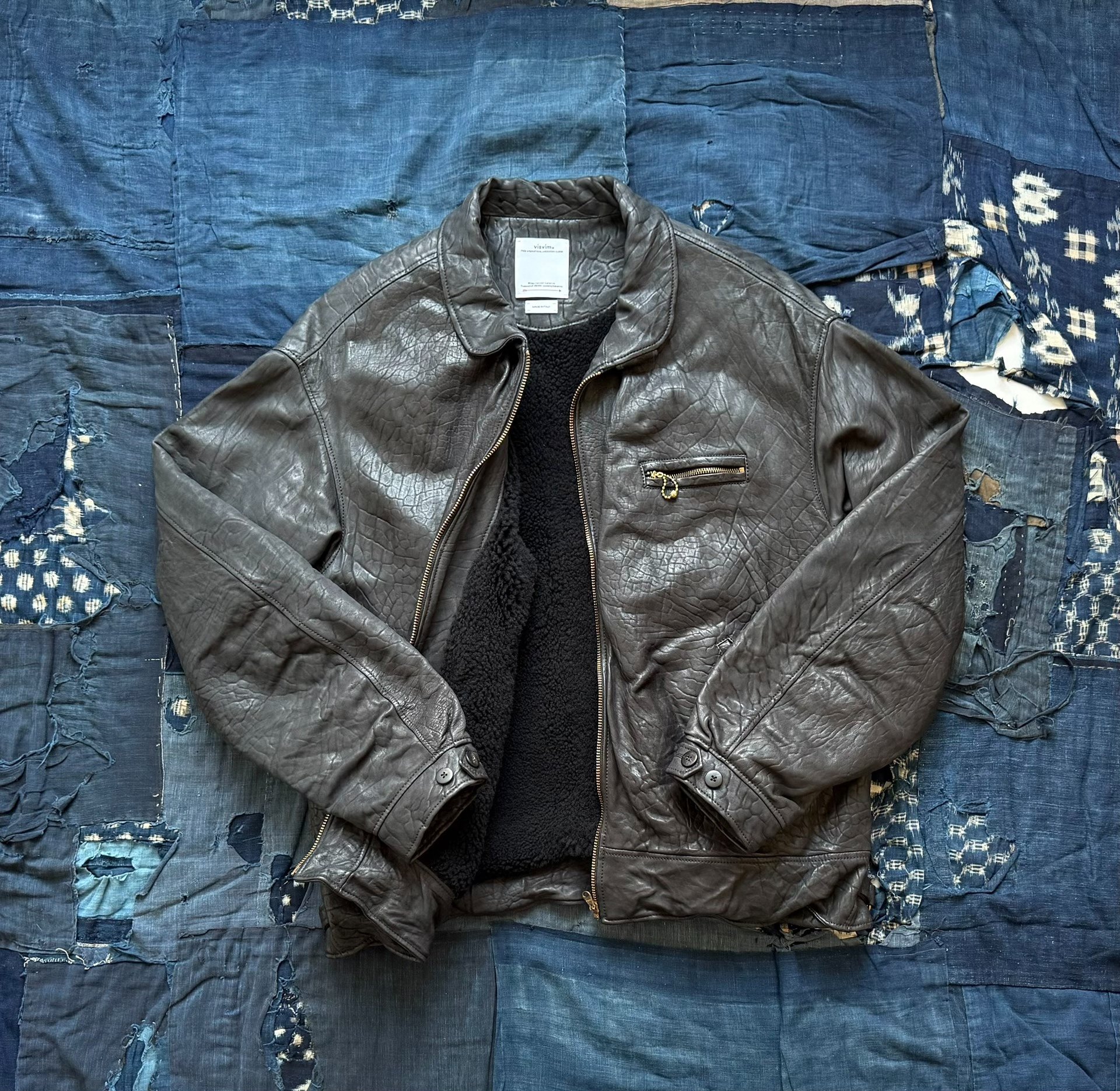VISVIM 25AW SEWARD Horse Leather Jacket — front