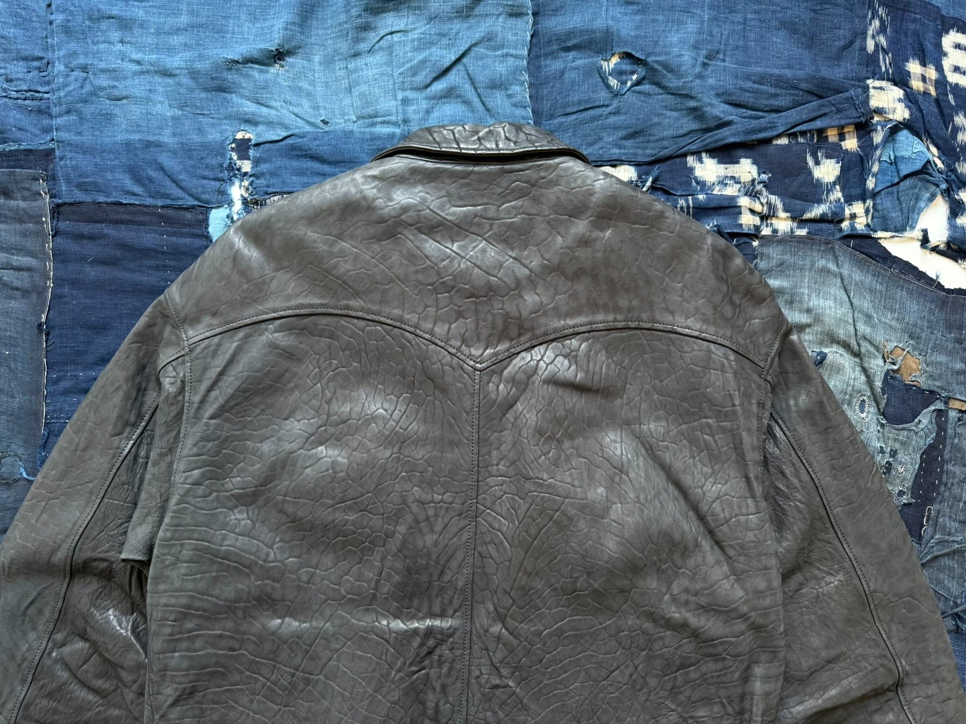 VISVIM 25AW SEWARD Horse Leather Jacket — label