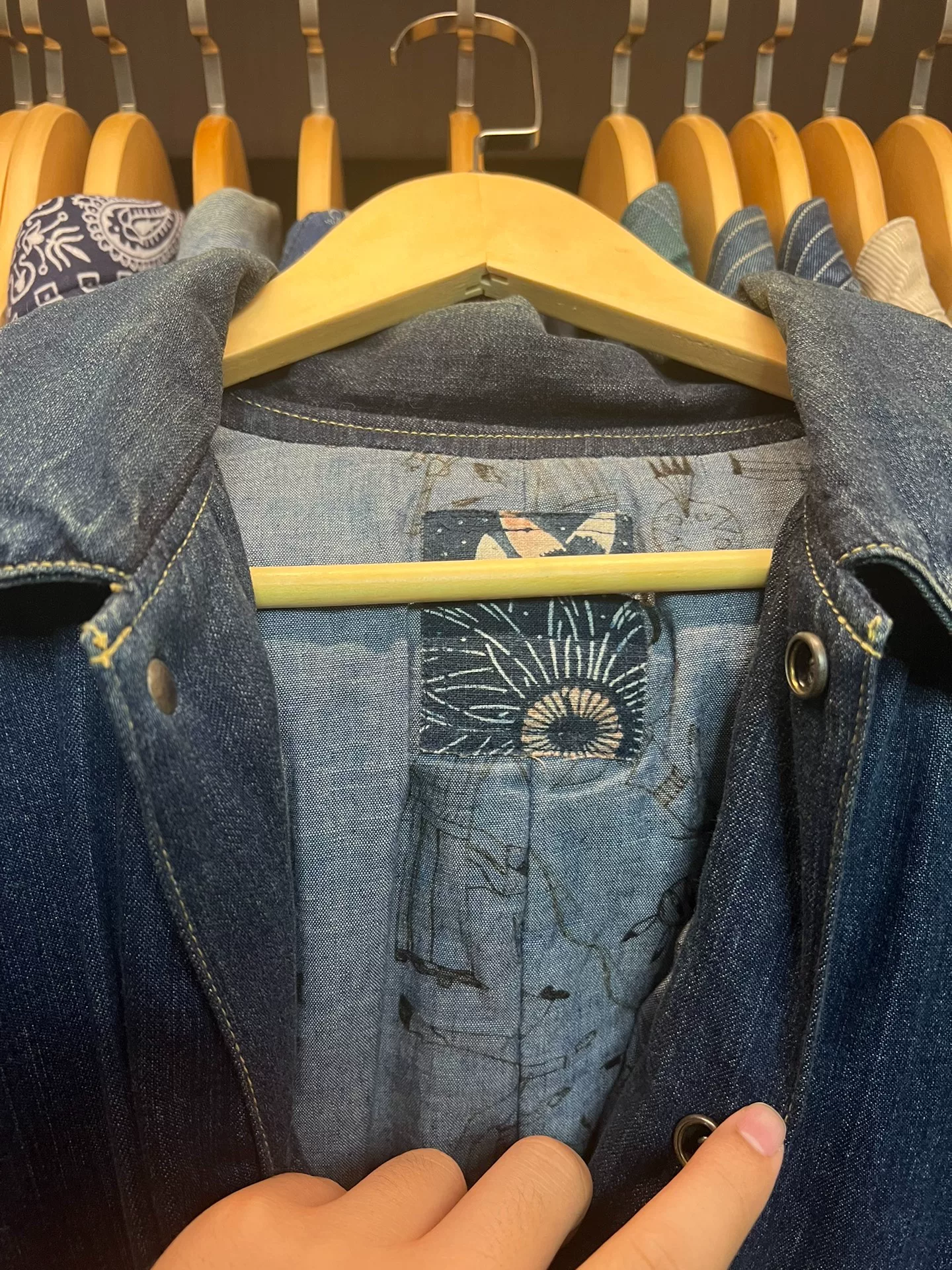 Visvim 18AW ICT Gang Coverall Down Jacket — detail